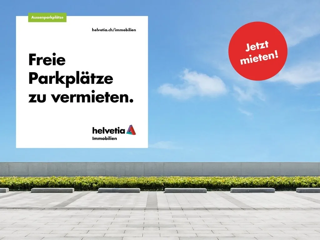 Aussenparkplatz gesucht? - Wir haben ihn.
