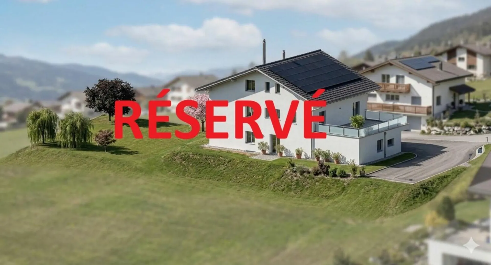 Vaste appartement en bordure de village