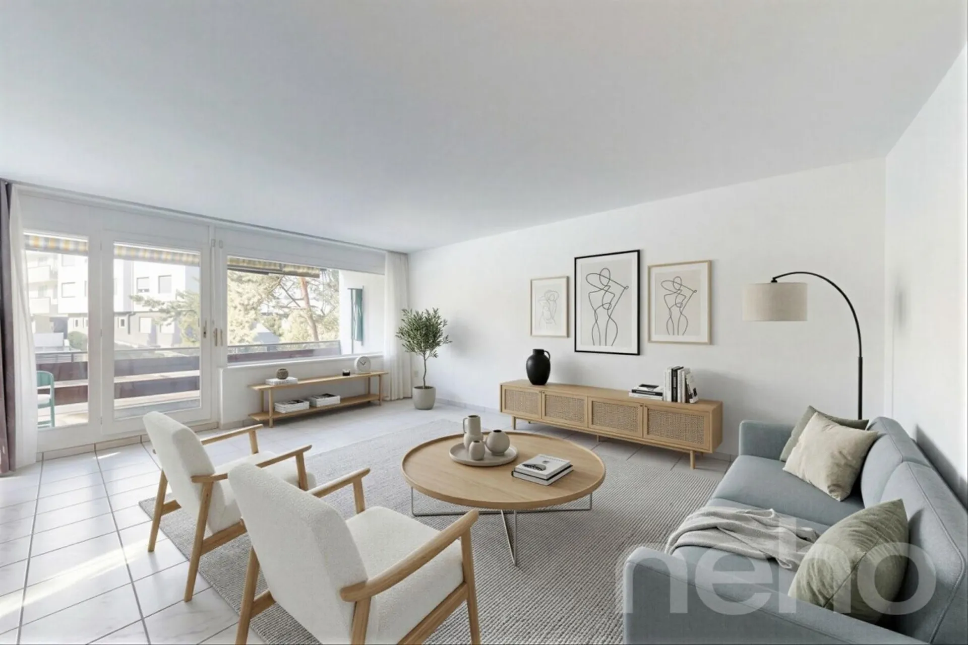 Stilvolle 4.5-Zimmer Wohnung mit Balkon in Nidau