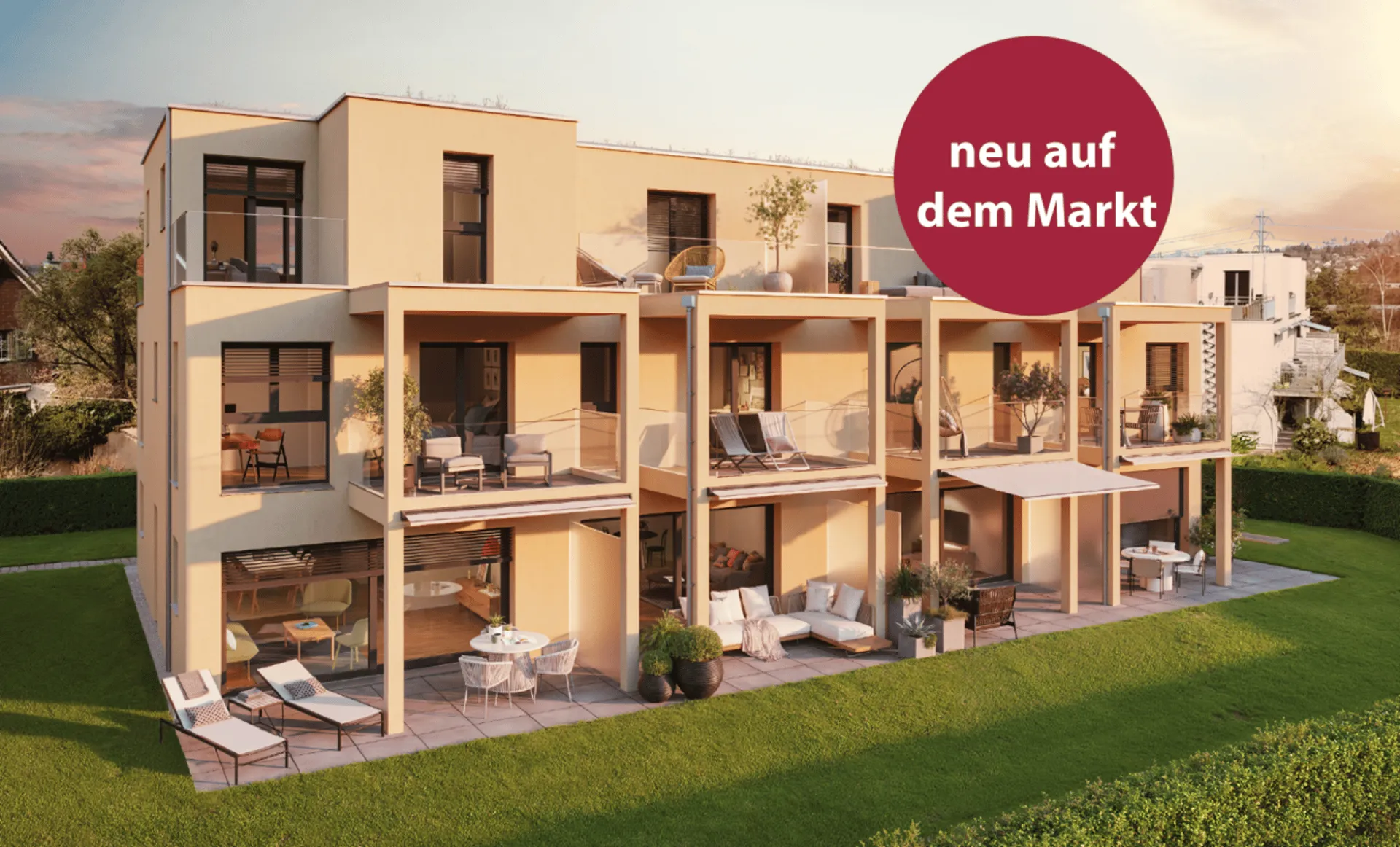 Die eigenen vier Wände an grüner Wohnlage