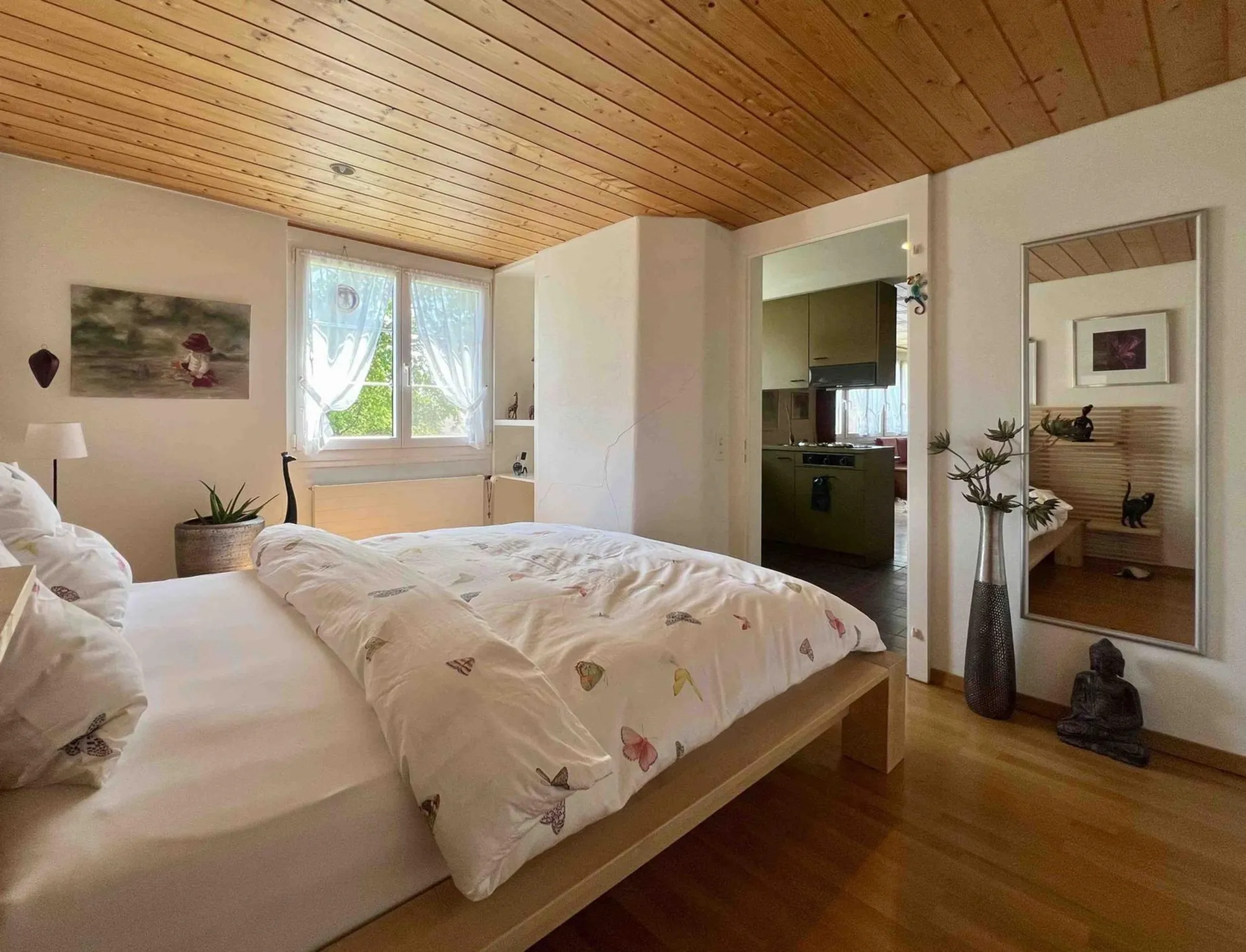 Zu vermieten charaktervolles Riegelhaus mit Garten