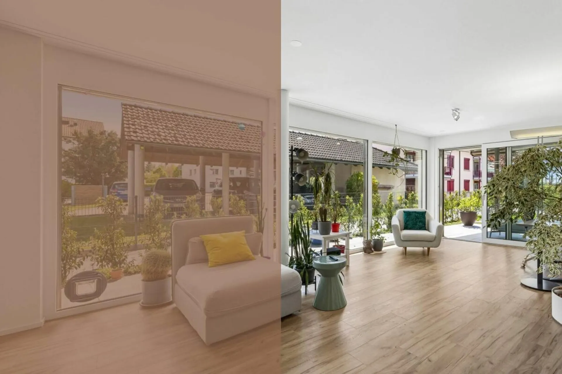 Neuwertige 2.5-Zimmer-Gartenwohnung mit viel Tageslicht
