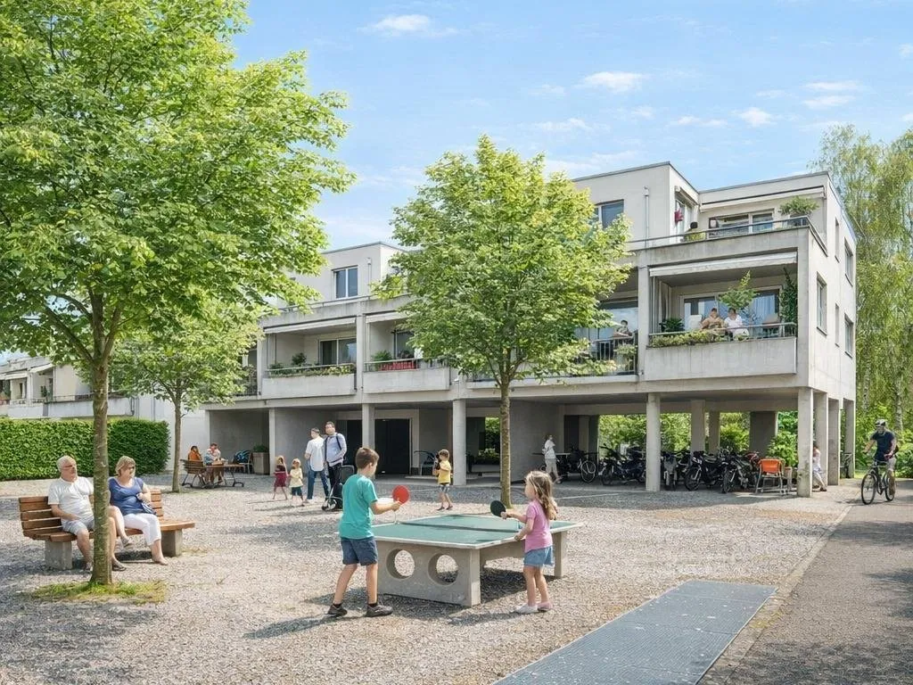Grosszügige Wohnung mit Gartensitzplatz