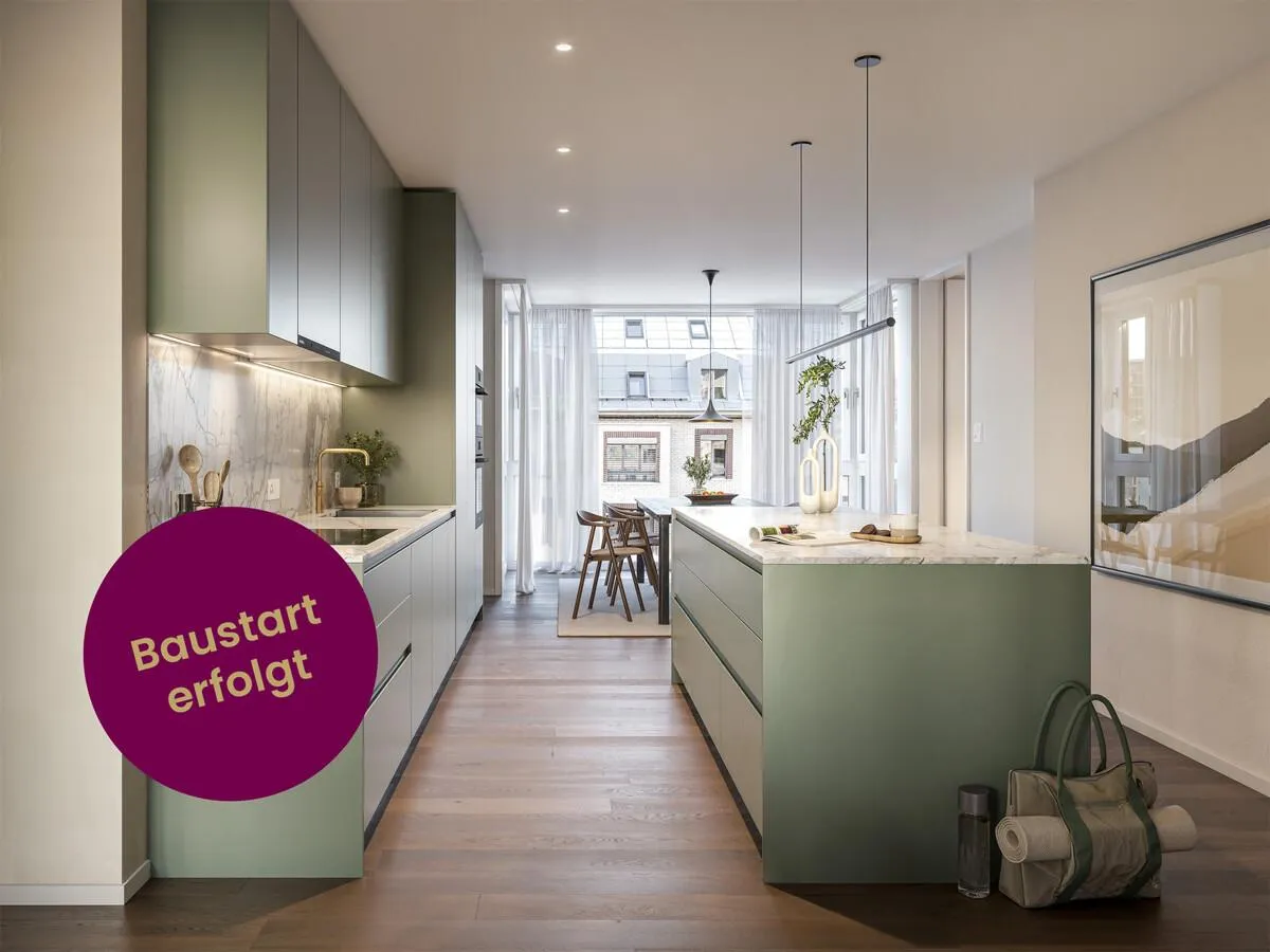 Neubauprojekt Eichstrasse Zürich – Maisonette-Dachwohnung mit Terrasse