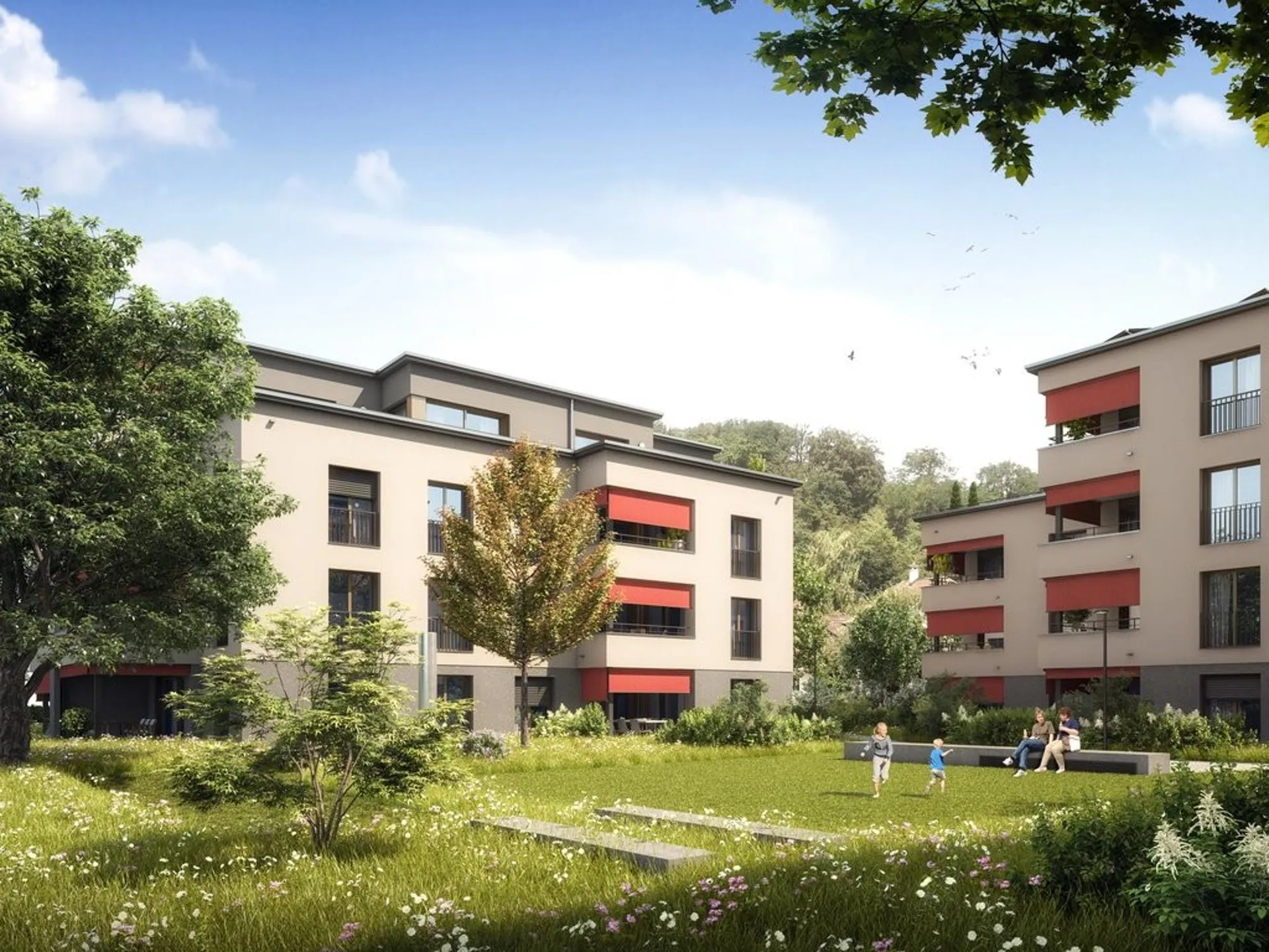 Grosszügige, helle Wohnung mit Balkon und eigener Waschküche
