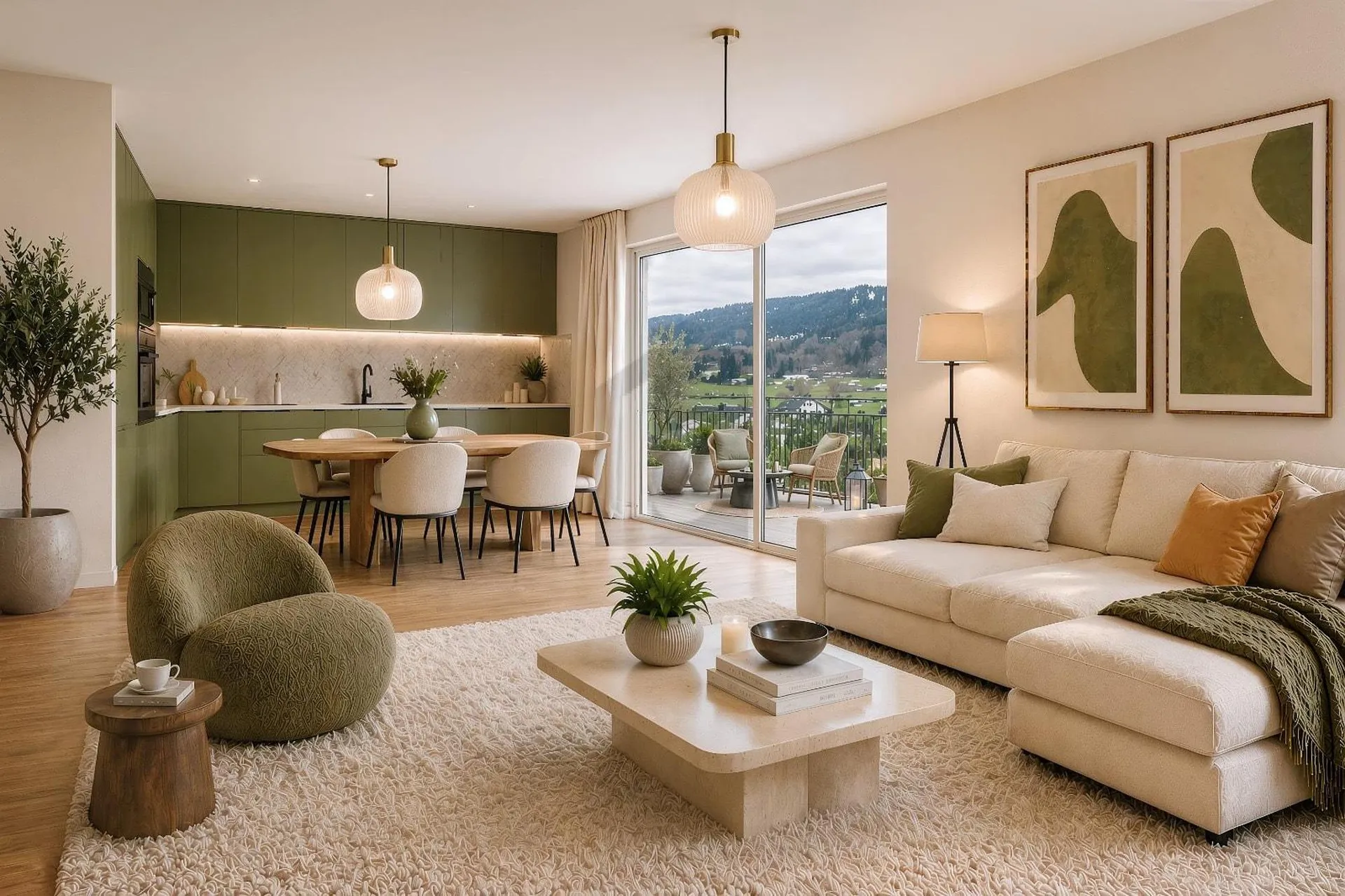 MODERNE AVEC SUITE PARENTALE ET SPACIEUX BALCON