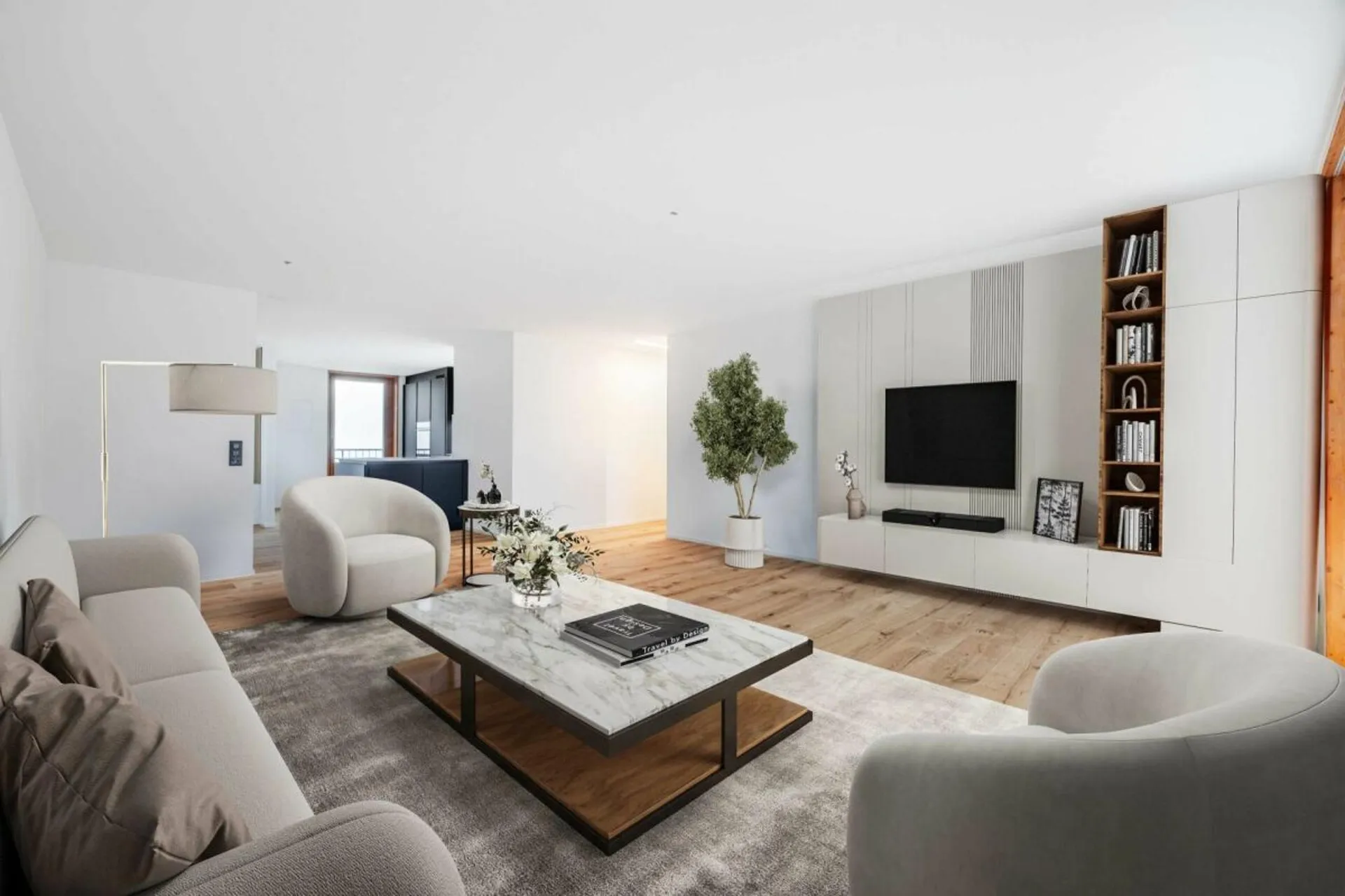 Grosszügig, modern, aussichtsreich - 5.5 Zimmer Wohnung in St. Gallen