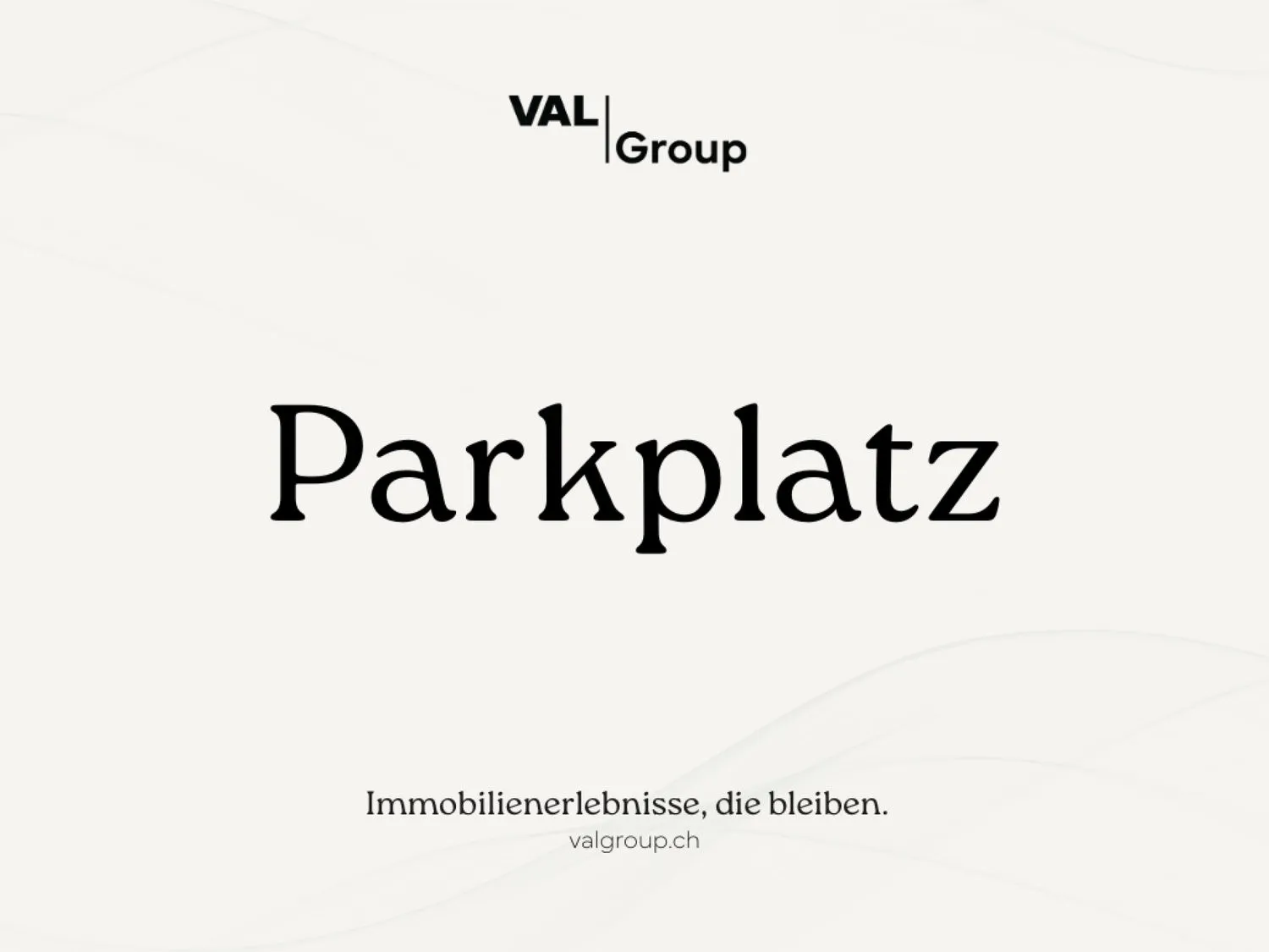 Aussenparkplatz zur Miete an zentraler Lage / Visp West