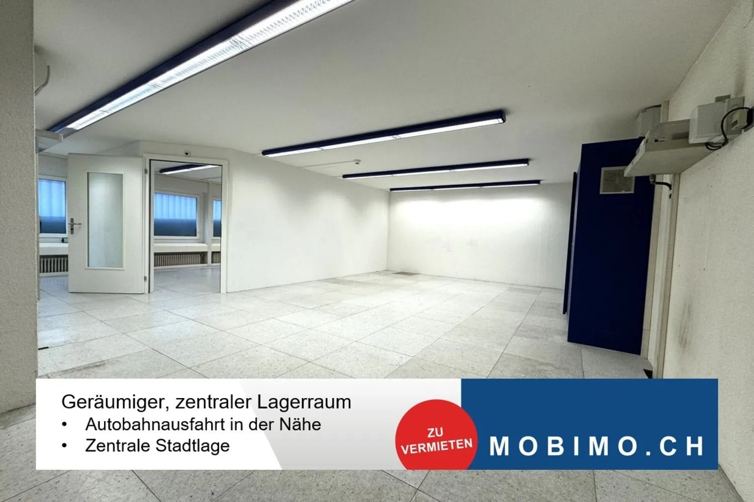 Multifunktionaler Raum mit Tageslicht