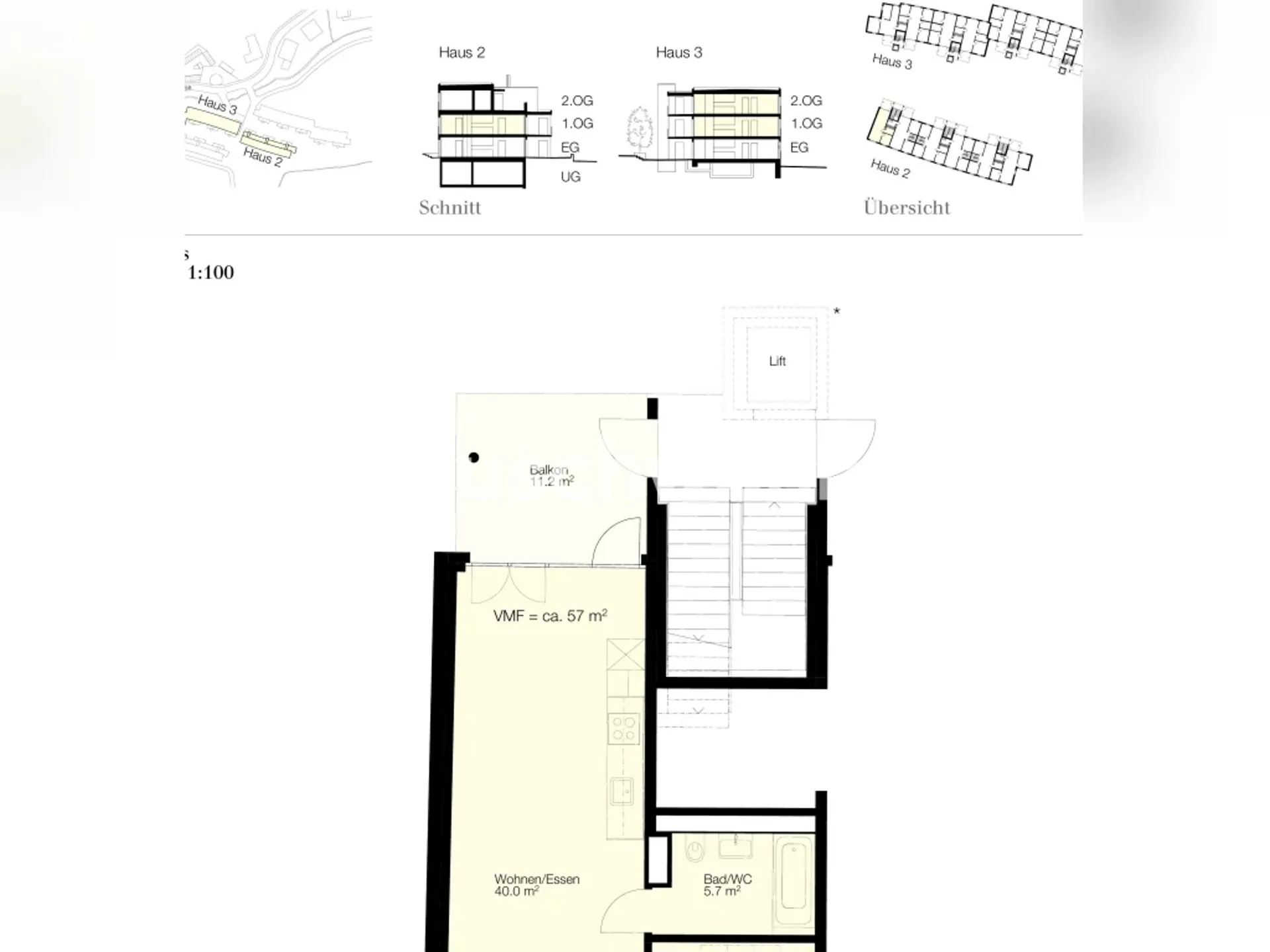 Tausche 2.5-Zimmer-Flat in Winterthur, Dättnau