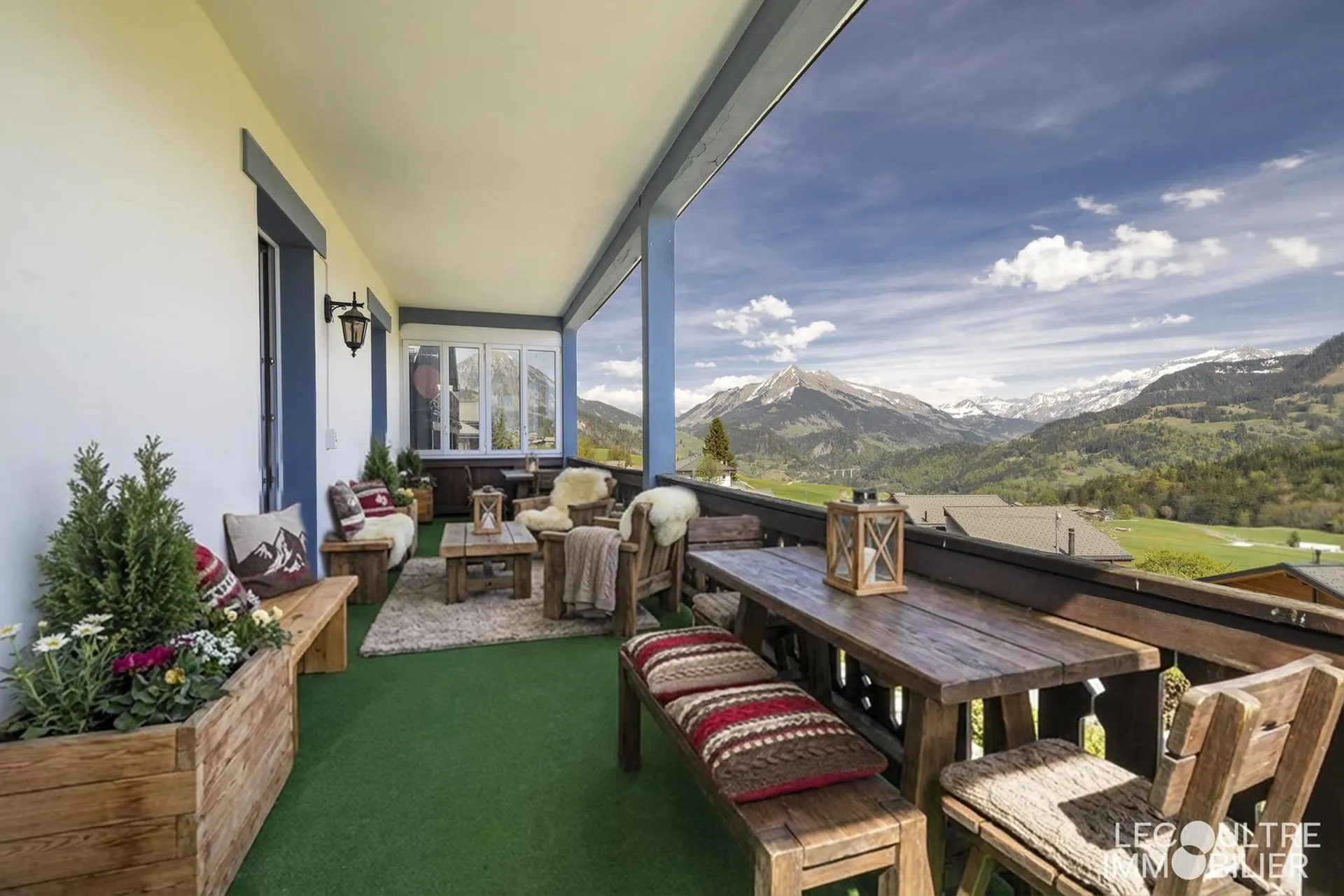 Leysin - Appartement de 4.5 pièces traversant avec balcon de 20 m2