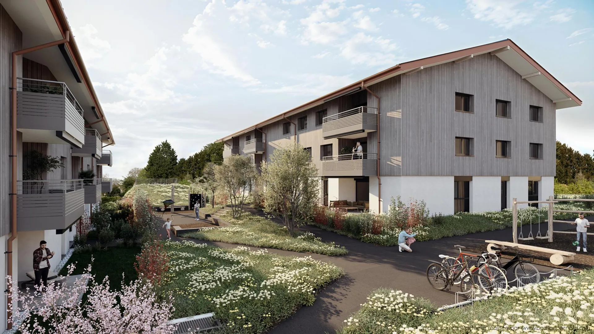 Spacieux logement neuf de 4.5 pièces avec grand balcon