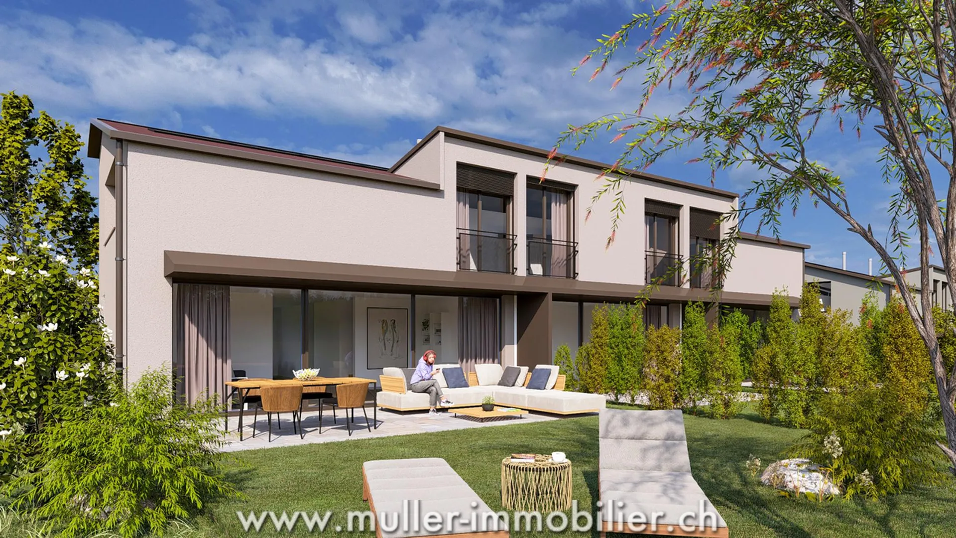 Magnifique Villa en ossature bois avec vue sur les Préalpes