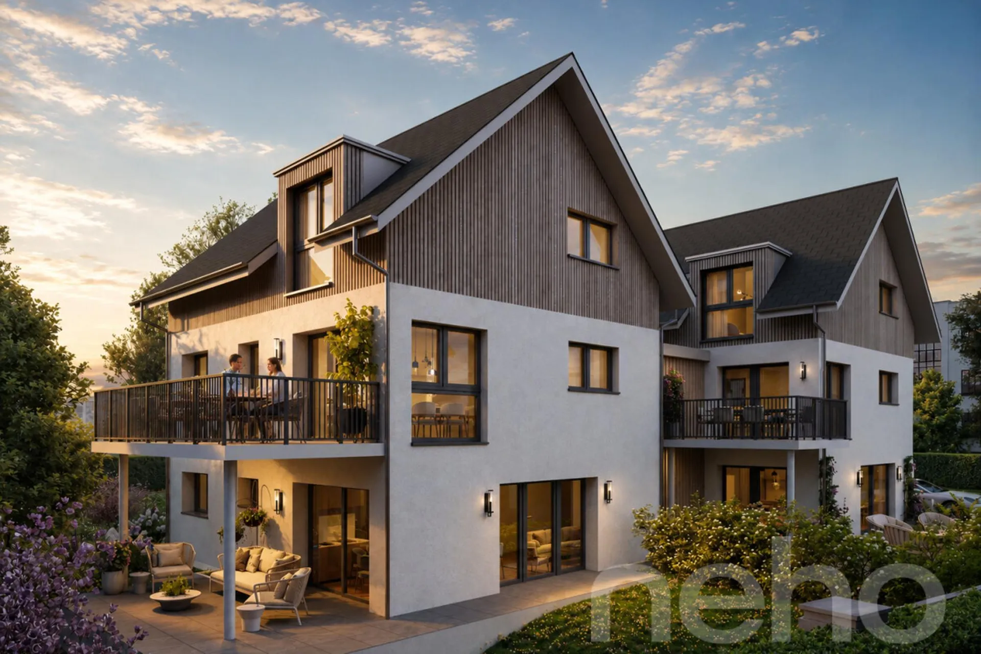 Spacieux duplex avec vue exceptionnelle sur le lac