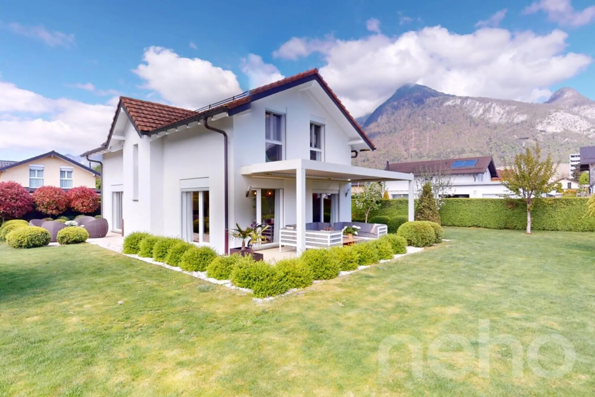Maison meublée d?exception à Aigle avec vue et grand jardin