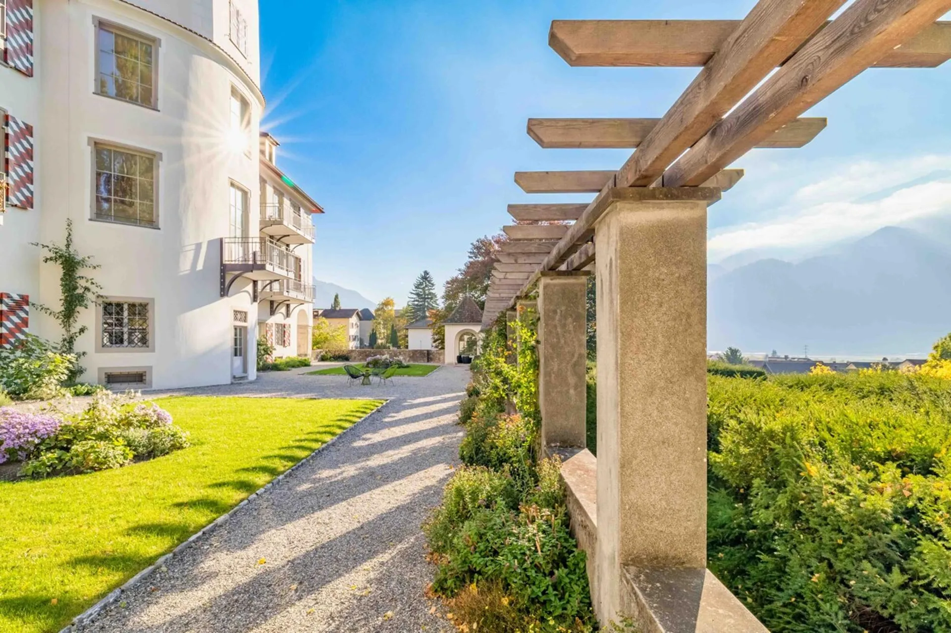 Gartenwohnung mit historischem Flair in Zizers