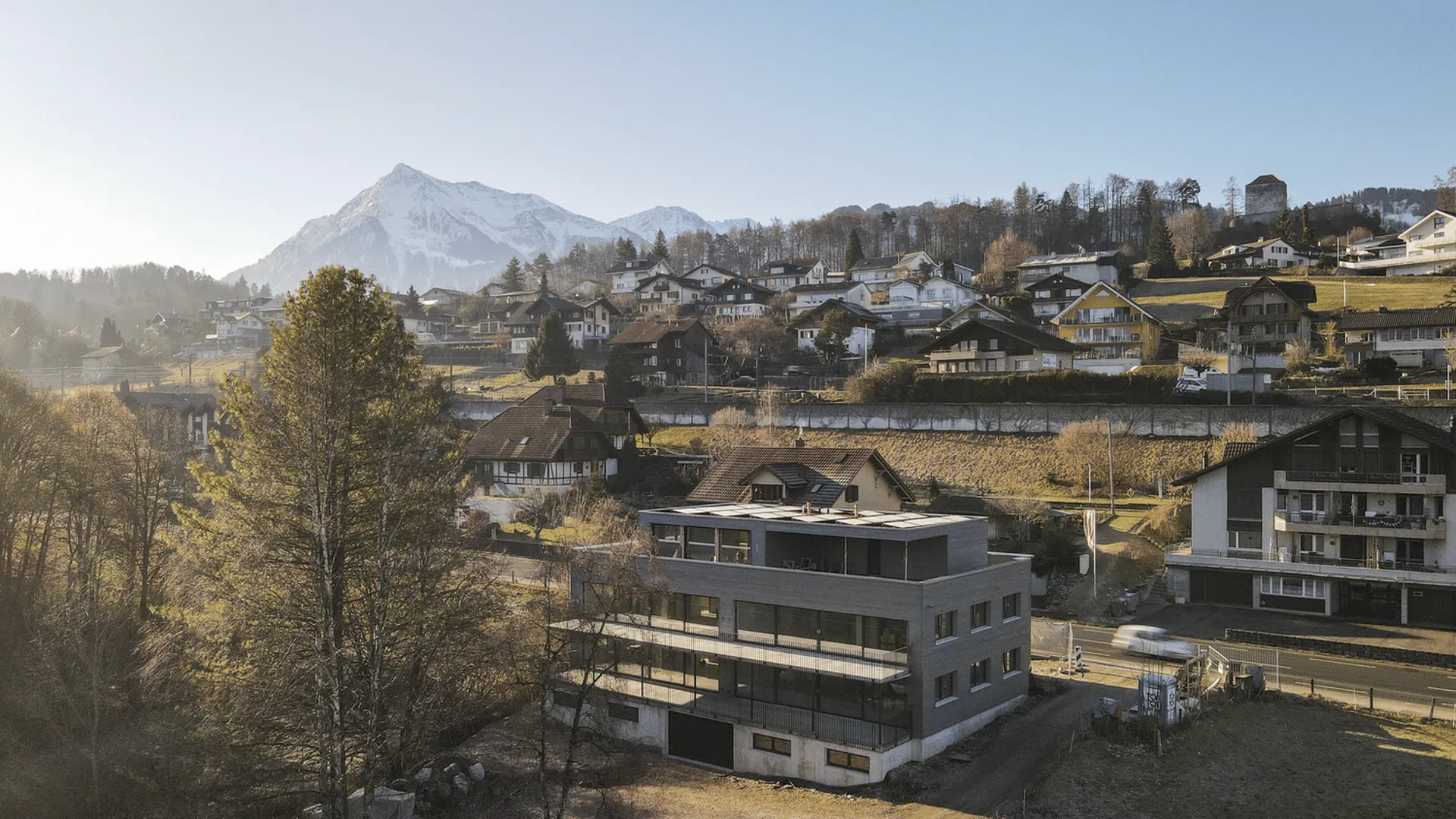 5 fertiggestellte Neubau-Wohnungen im Gwatt