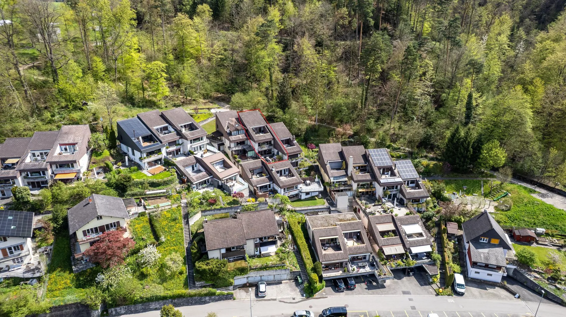 Zu verkaufen in Steffisburg: 5.5-Zimmer Reihenhaus mit hoher Privatsphäre