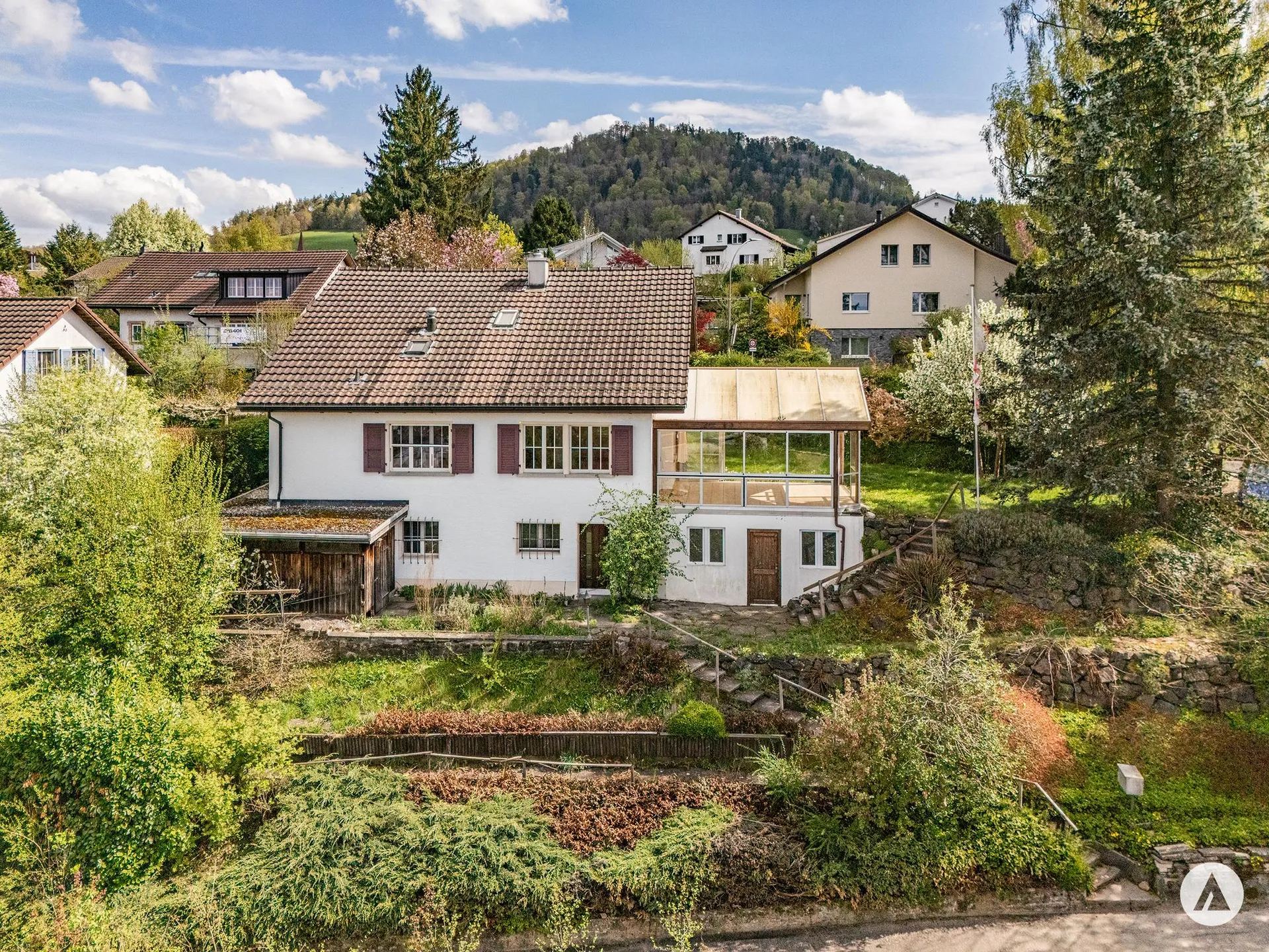 Der Gurten im Rücken, die Stadt Bern zu Füssen
