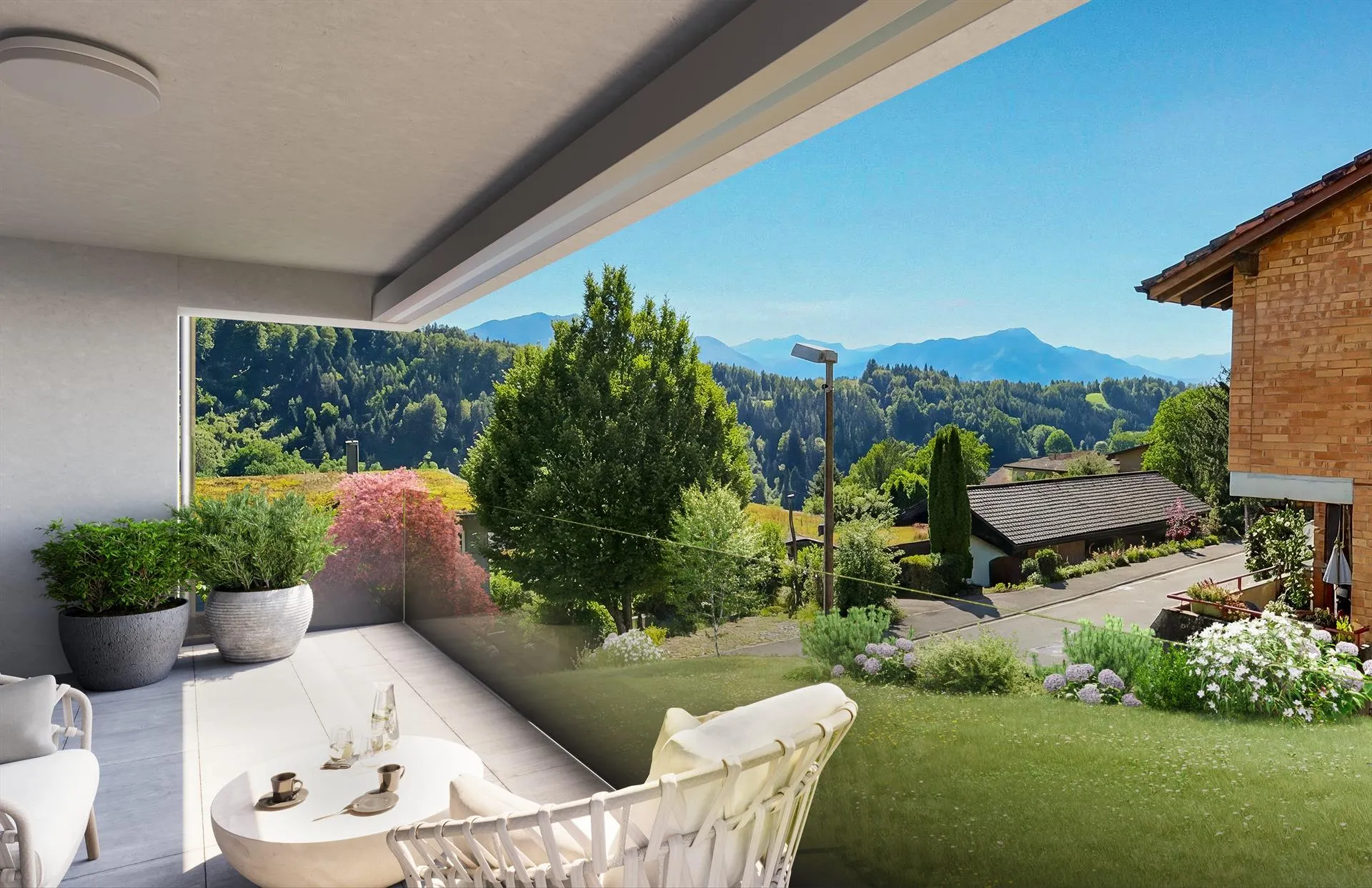 Stilvolle Neubauwohnung in naturnaher Lage