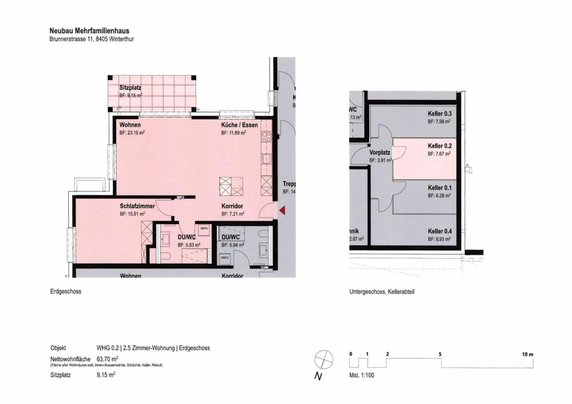2.5-Zimmer-Neubau-Gartenwohnung