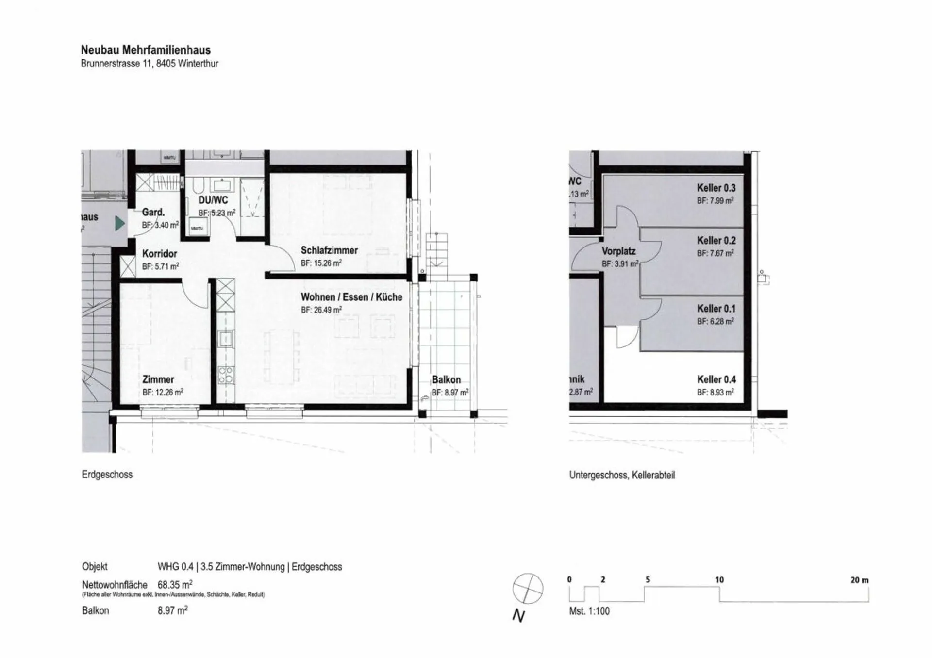 3.5-Zimmer-Neubau-Gartenwohnung
