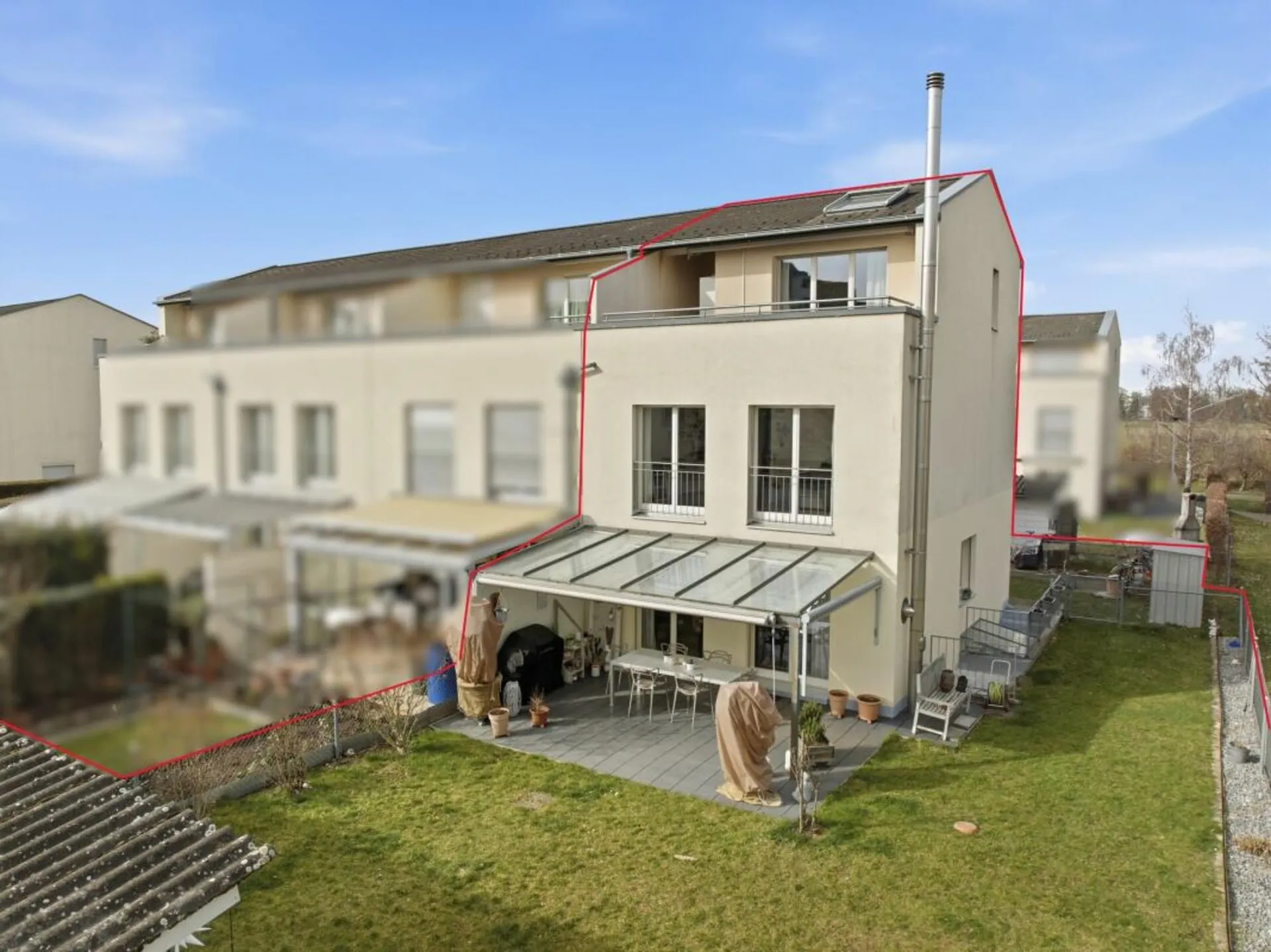 Geräumiges 4.5 Z' Reihen-Eck-Haus mit Hobbyraum, Garten und 2 EHP
