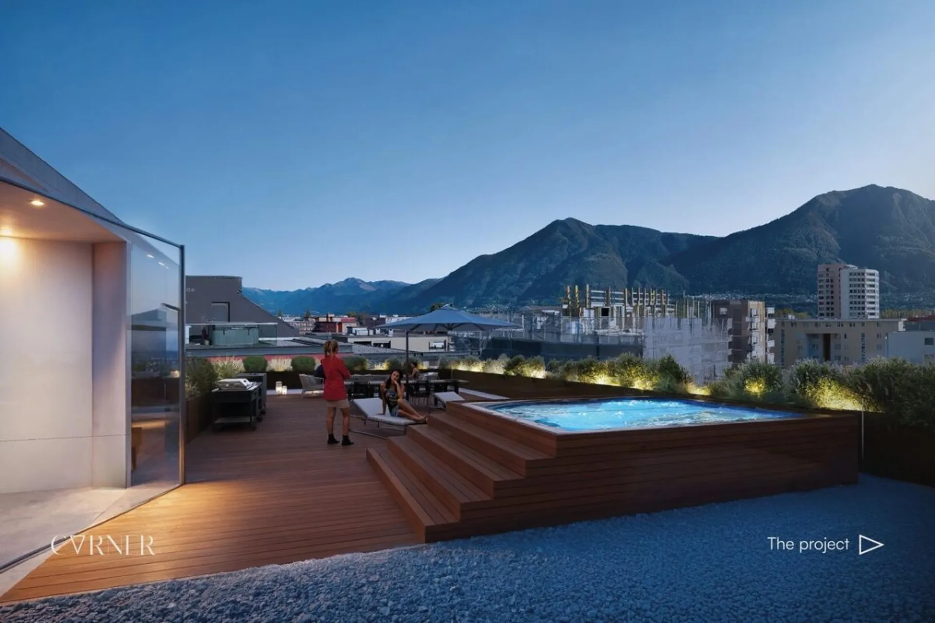 5.5 Attika-Wohnung mit grosse Terrasse – Neue Residenza Corner