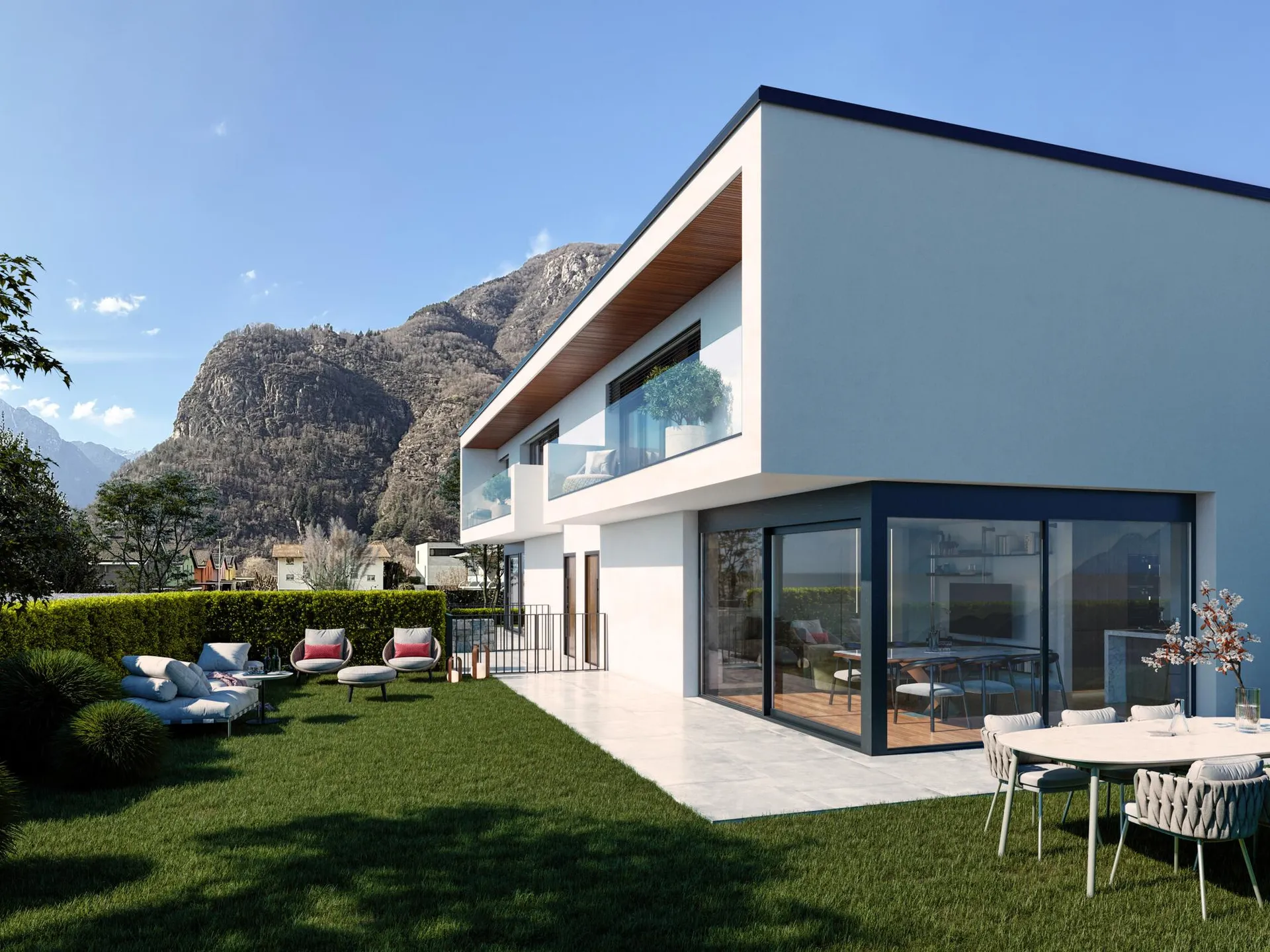 NUOVA VILLA UNIFAMILIARE 4.5 CON GIARDINO PRIVATO A BIASCA