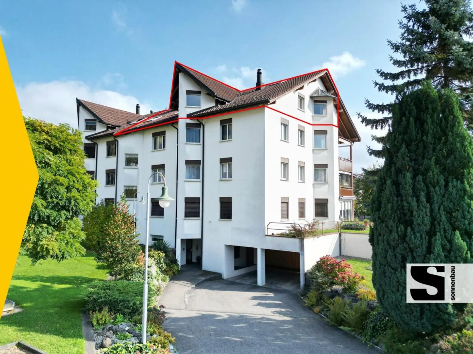 Attraktive 5.5 Zimmer Dachwohnung mit Weitblick