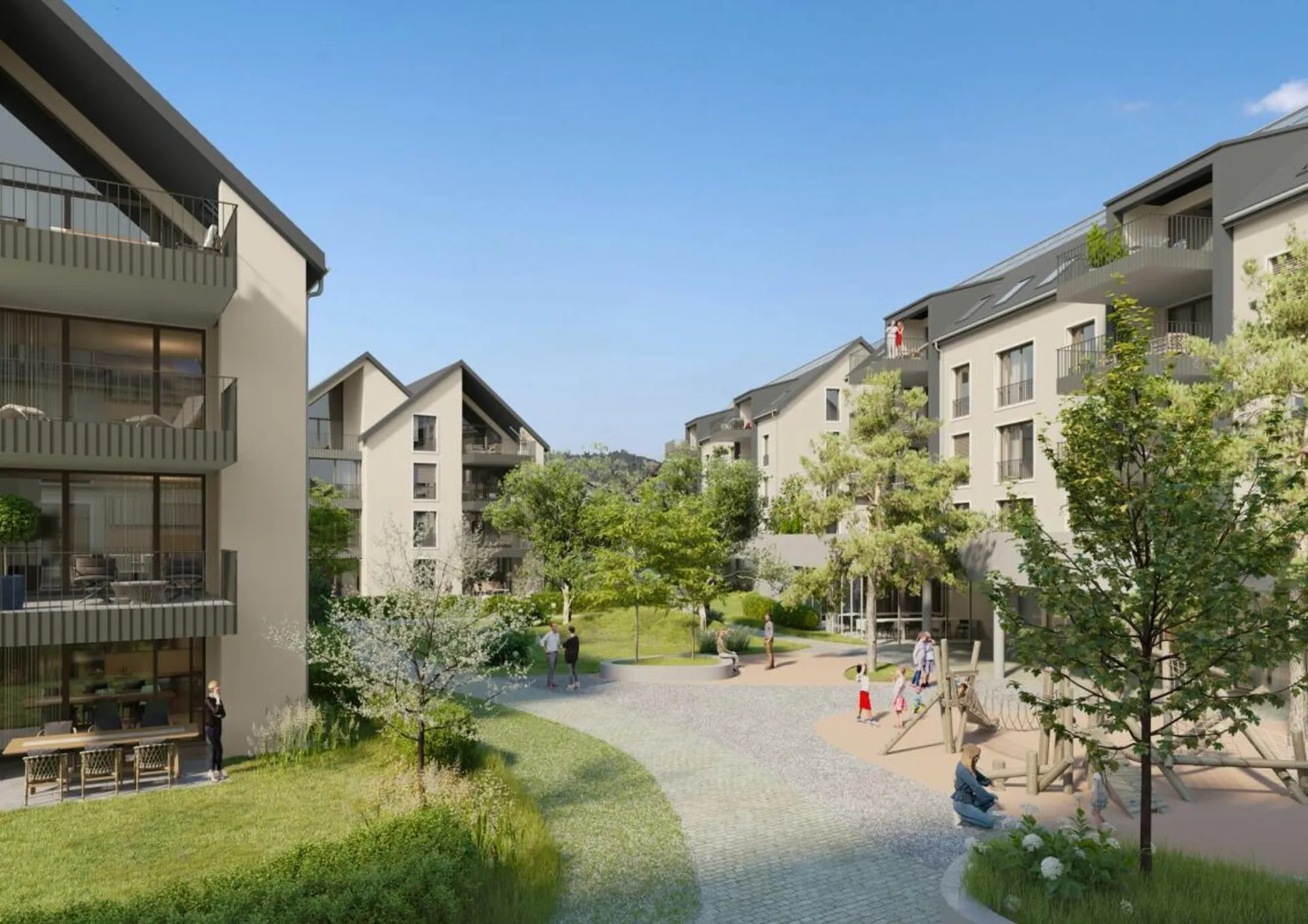 WOHNPARK DORF - 3,5-Zimmer-Wohnung im 2. Obergeschoss