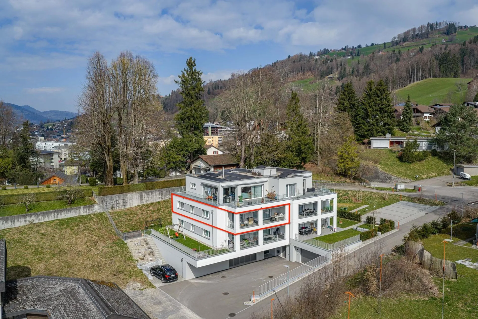 Moderne 4.5-Zimmer-Wohnung mit Bergpanorama in Ebnat-Kappel