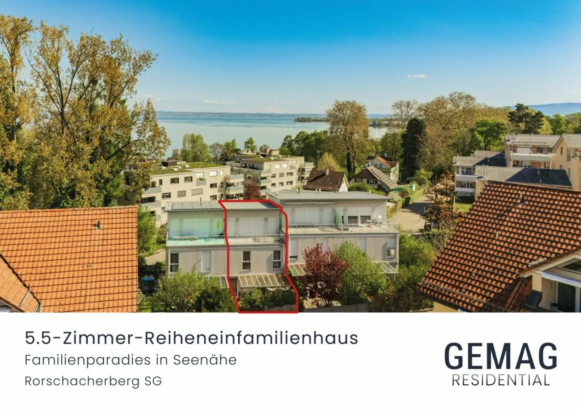 Raumwunder: 5.5-Zimmer-Reiheneinfamilienhaus in Seenähe