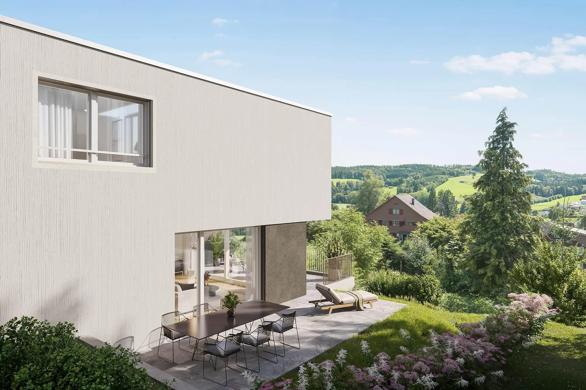 Modernes Wohnen im Neubauprojekt Sonnhalde