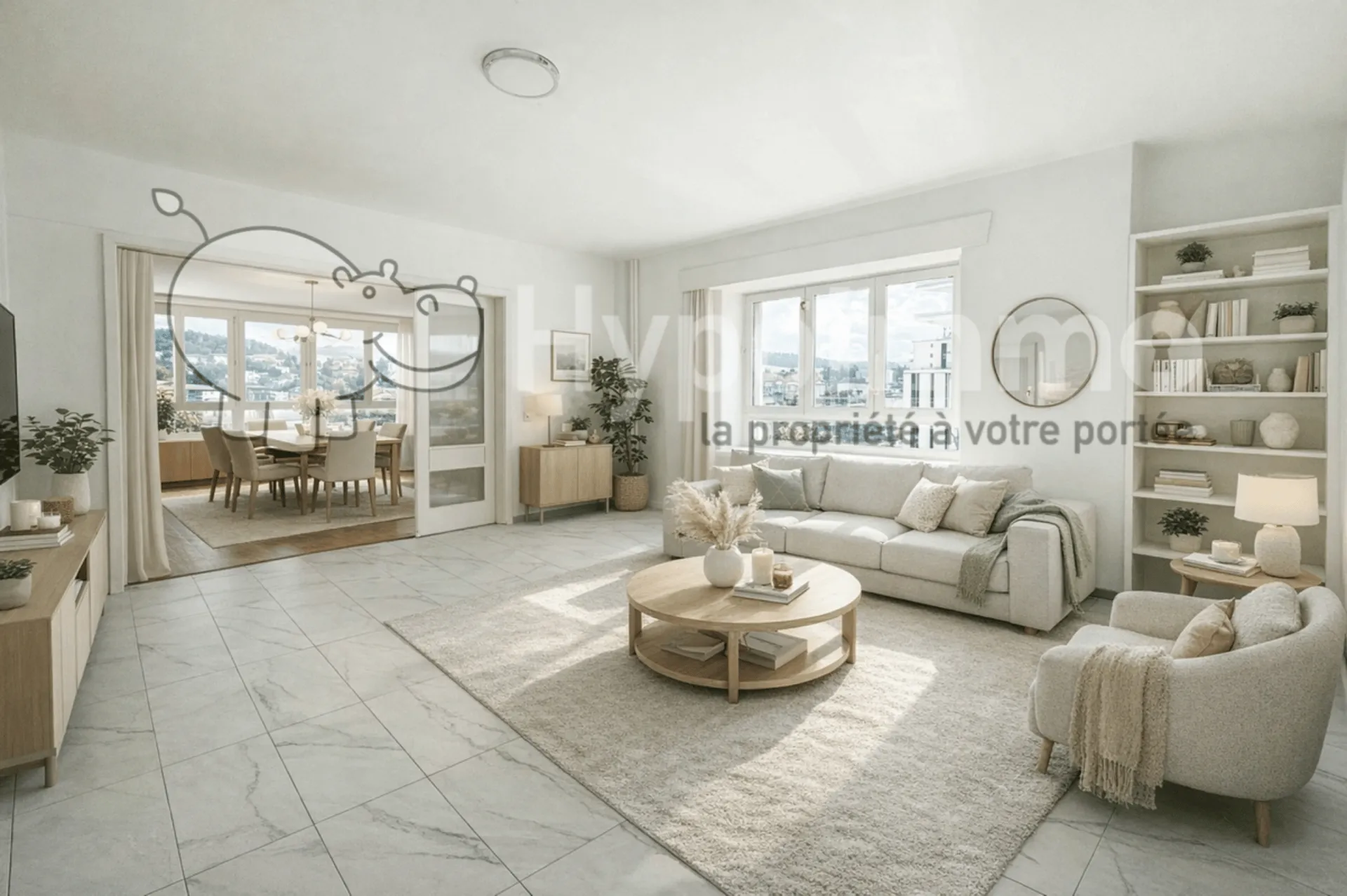 Lumineux et spacieux appartement de 5 pièces
