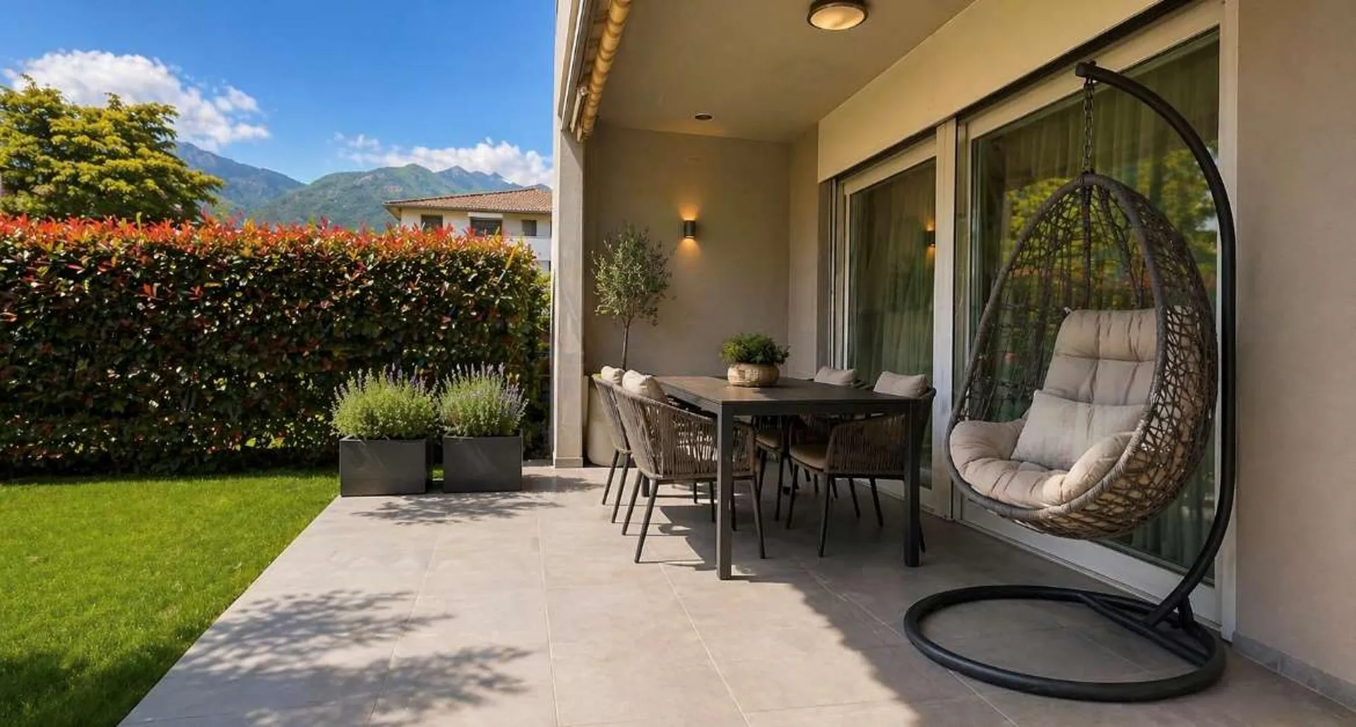 Appartamento con giardino privato comfort e posizione strategica