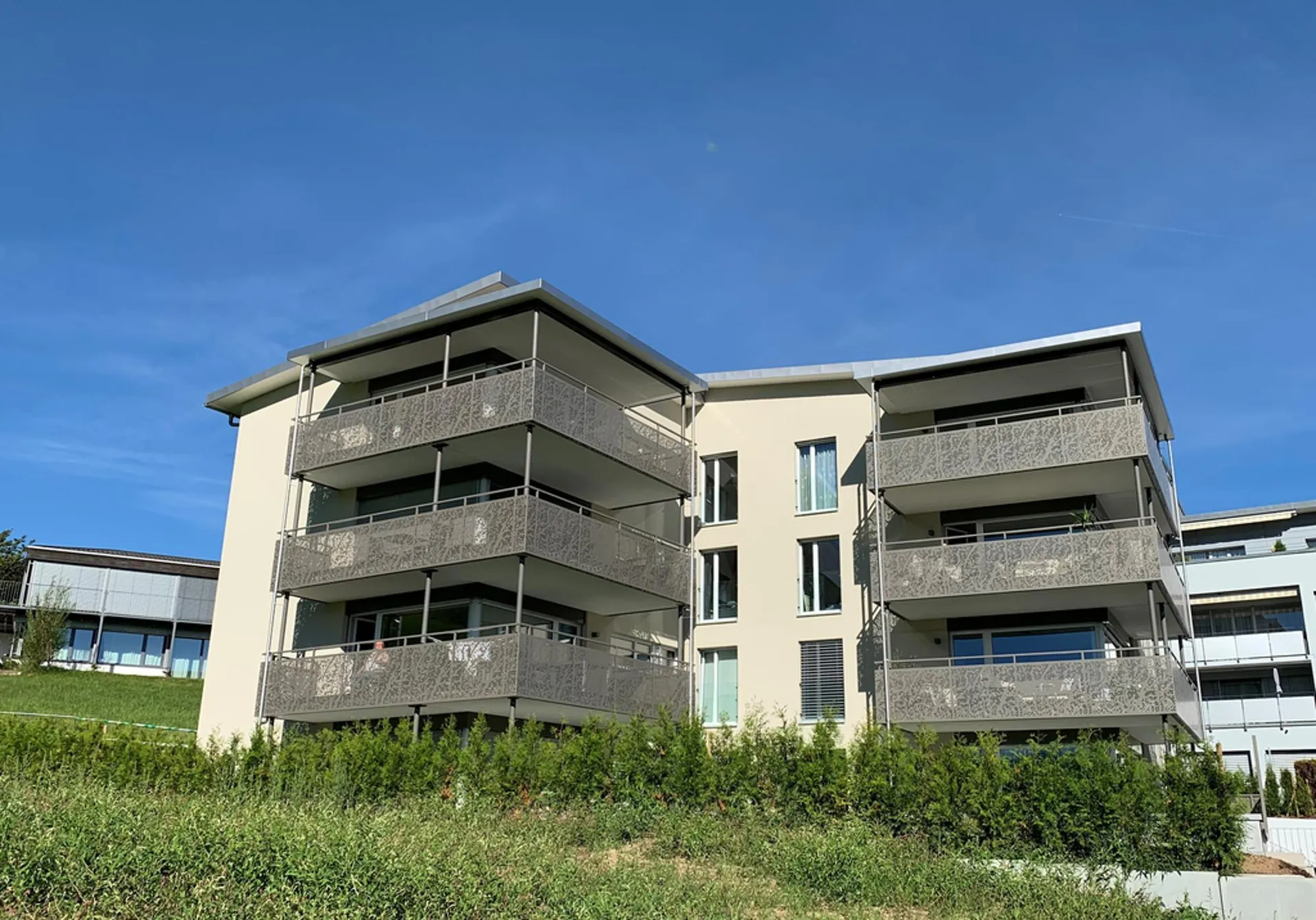 Wohnung mit grossem Sitzplatz und Weitblick