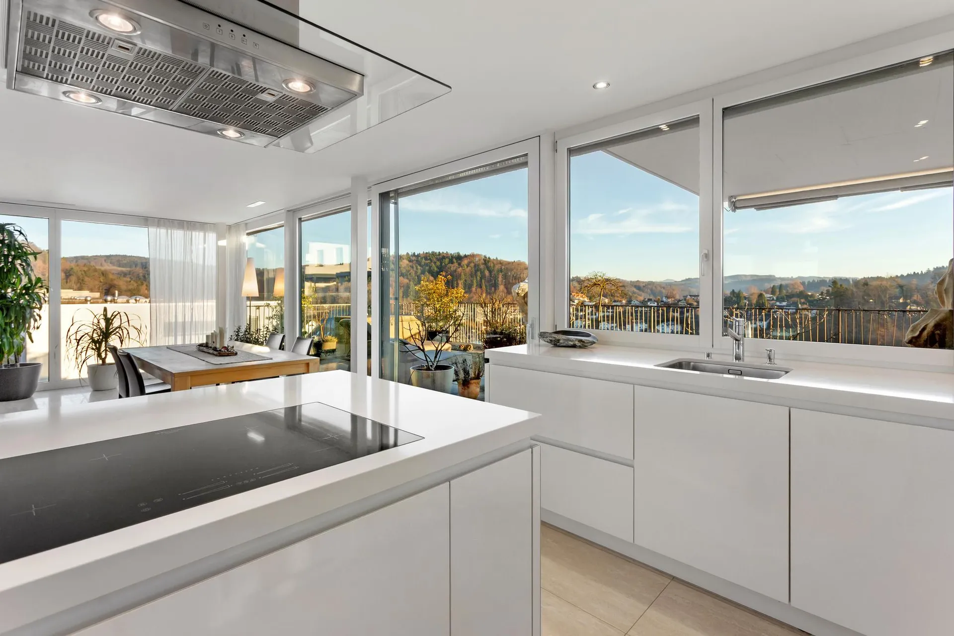 Moderne Terrassenwohnung mit Weitsicht