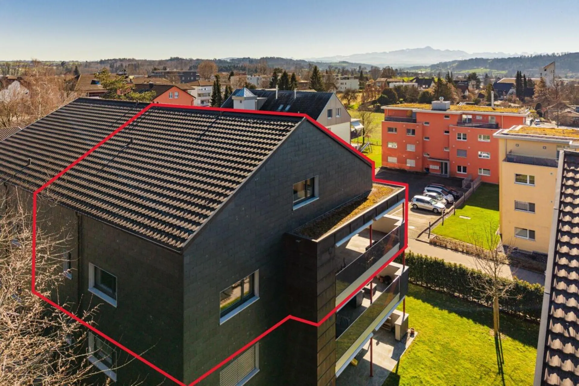 Panorama trifft Wohnkomfort - 6.5-Zi. Dachmaisonette mit Alpsteinblick