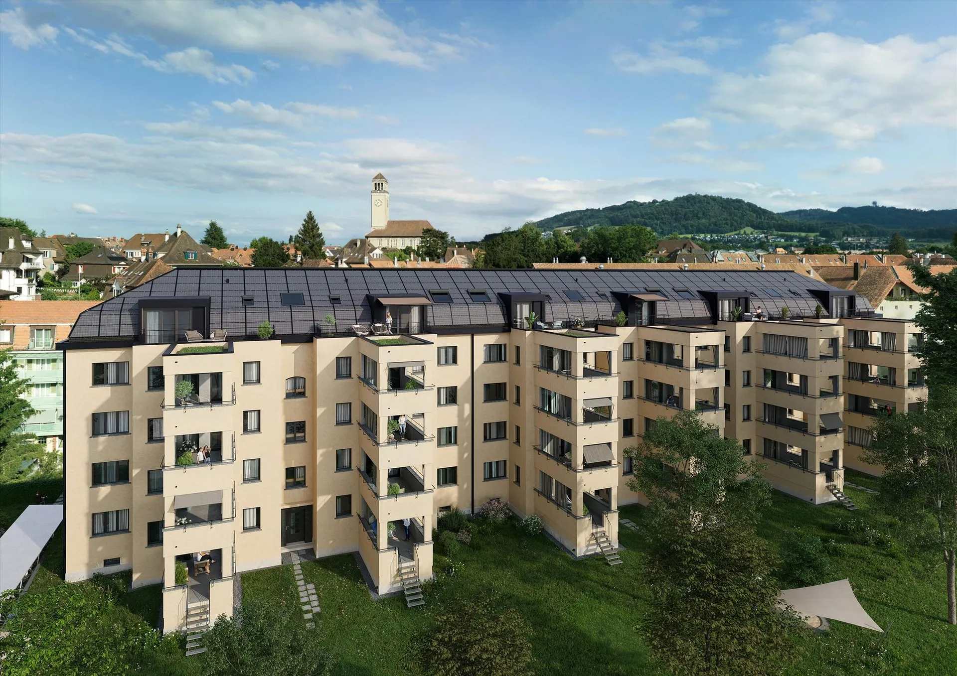 Wohnen an der neu sanierten Liegenschaft?