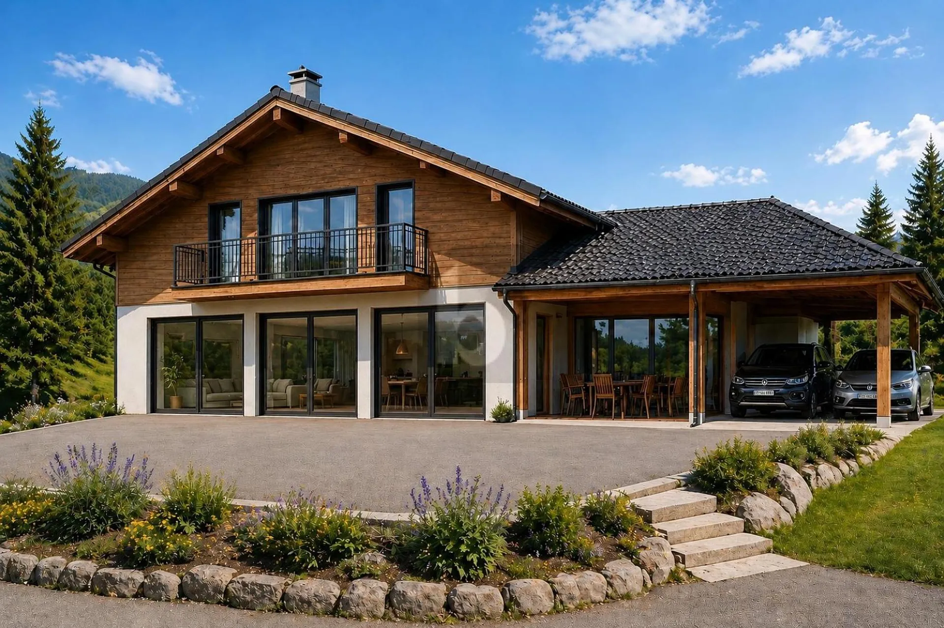 CHALET DARCHITECTE NEUF - EMPLACEMENT PRIVILÉGIÉ