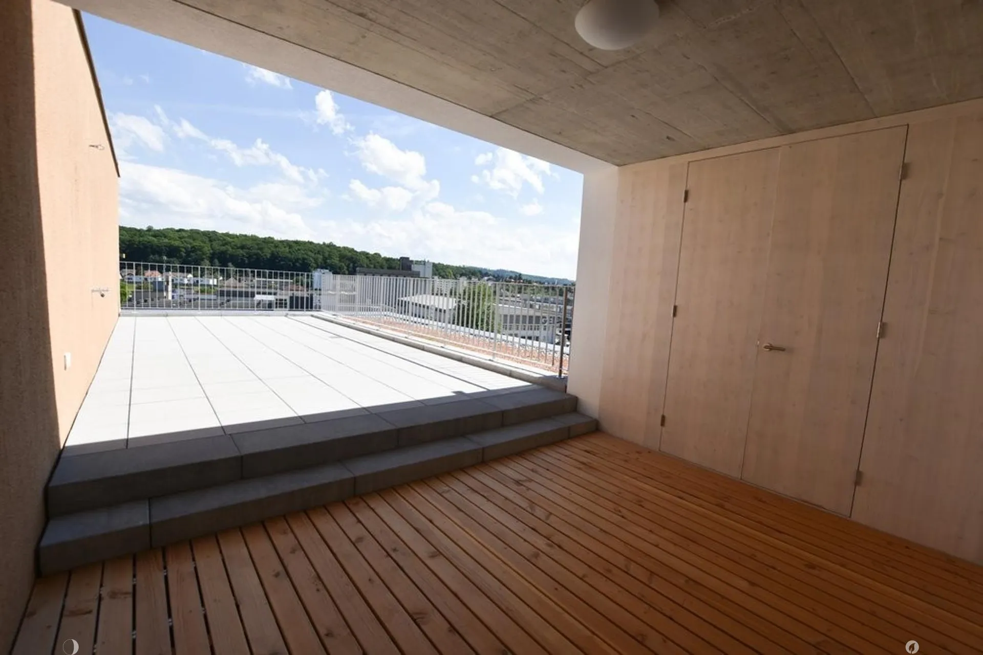 3.5-Zimmer-Attikawohnung mit grosser Terrasse (Blick auf Schüssinsel)