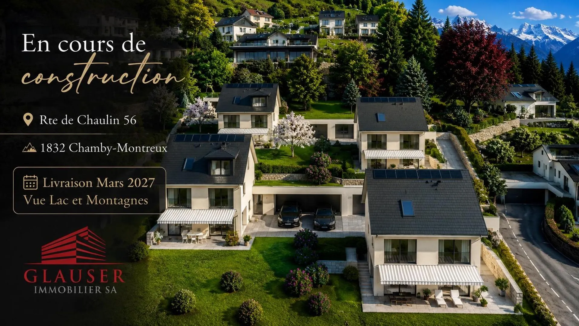 Villas individuelles neuves | 6,5 pièces | Vue panoramique