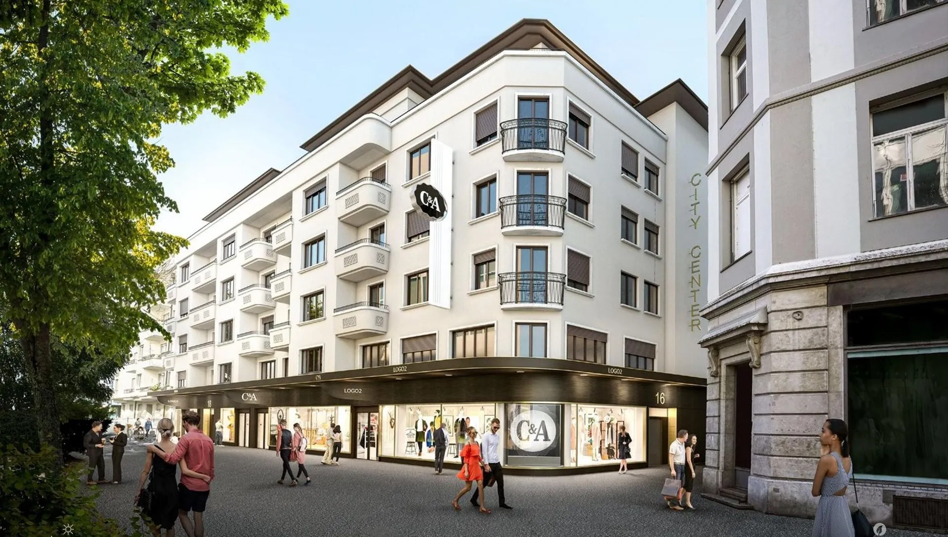 Schöne 3.5-ZW mit Terrasse + 2 Balkone im Zentrum von Biel
