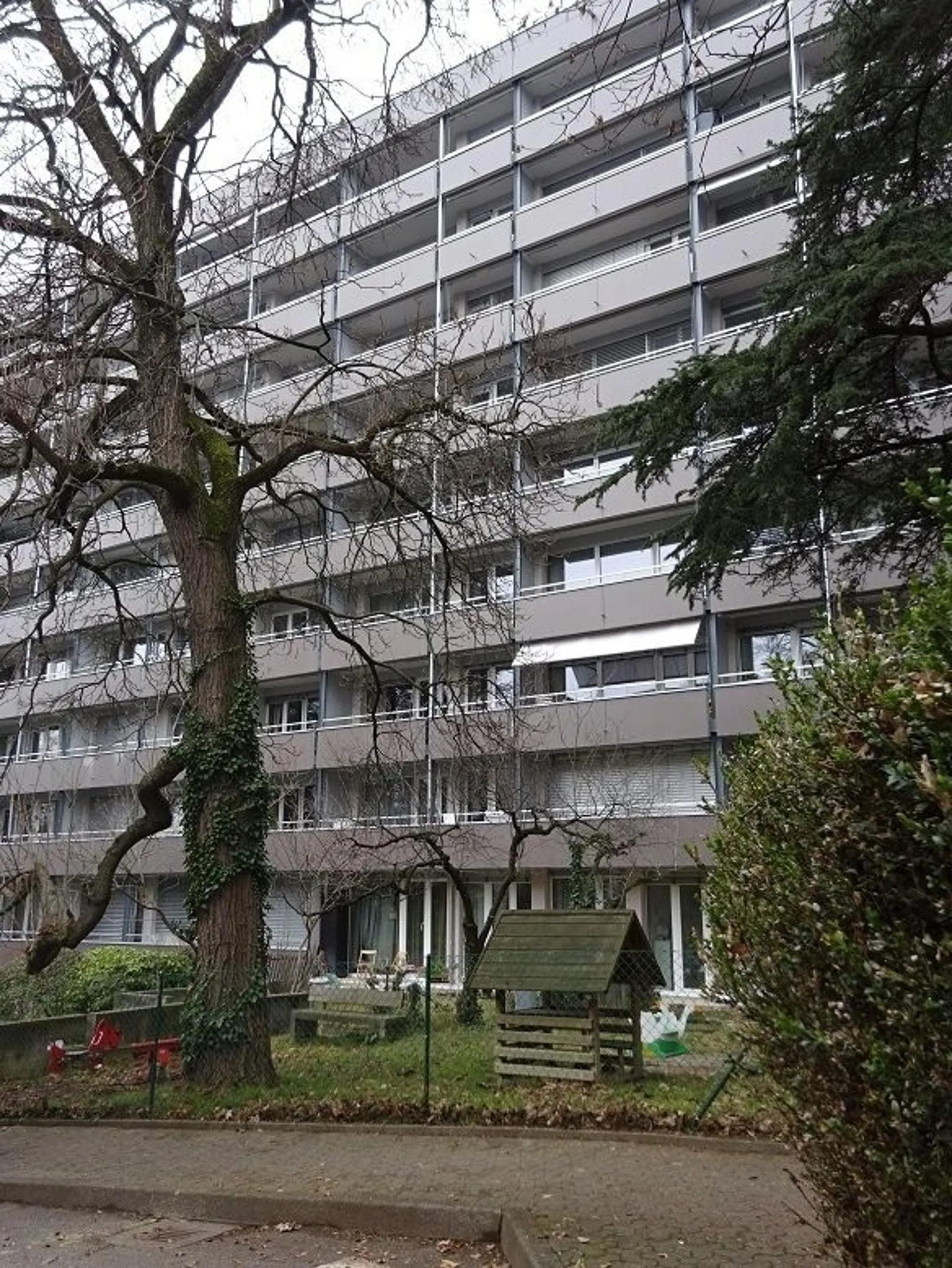 Appartement lumineux 1 pièce à Champel au rez-de-chaussée