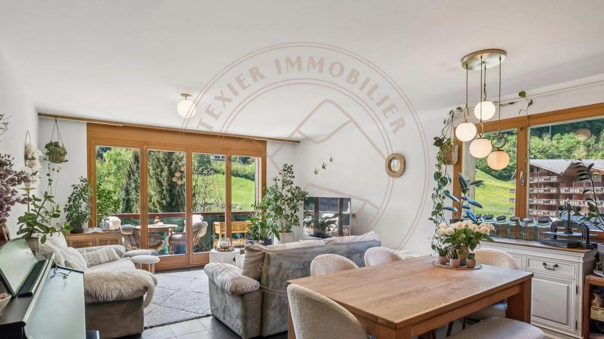 Charmant appartement avec vue panoramique à Val-d'Illiez