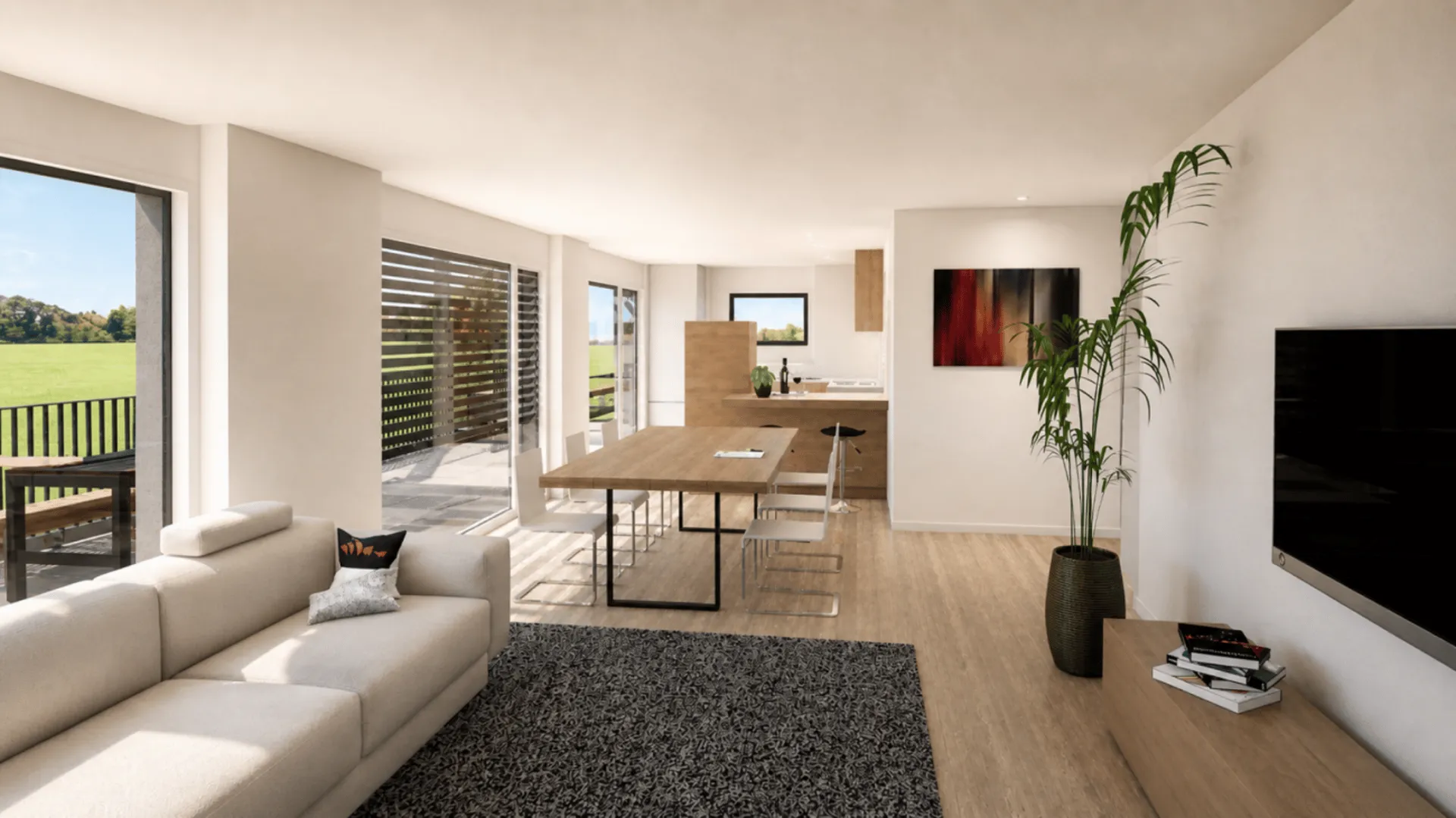 Wo die Welt noch in Ordnung ist: Moderne Maisonette Wohnung eingebettet in malerische Landschaft mit grosser Terrasse!