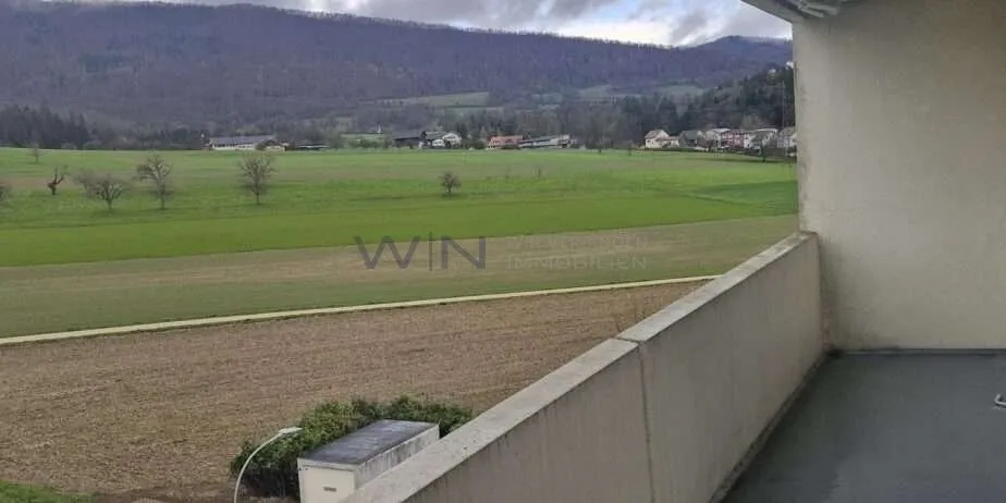 Helle 3.5 Zimmer Wohnung mit grosse Balkon und Blick ins Grüne.