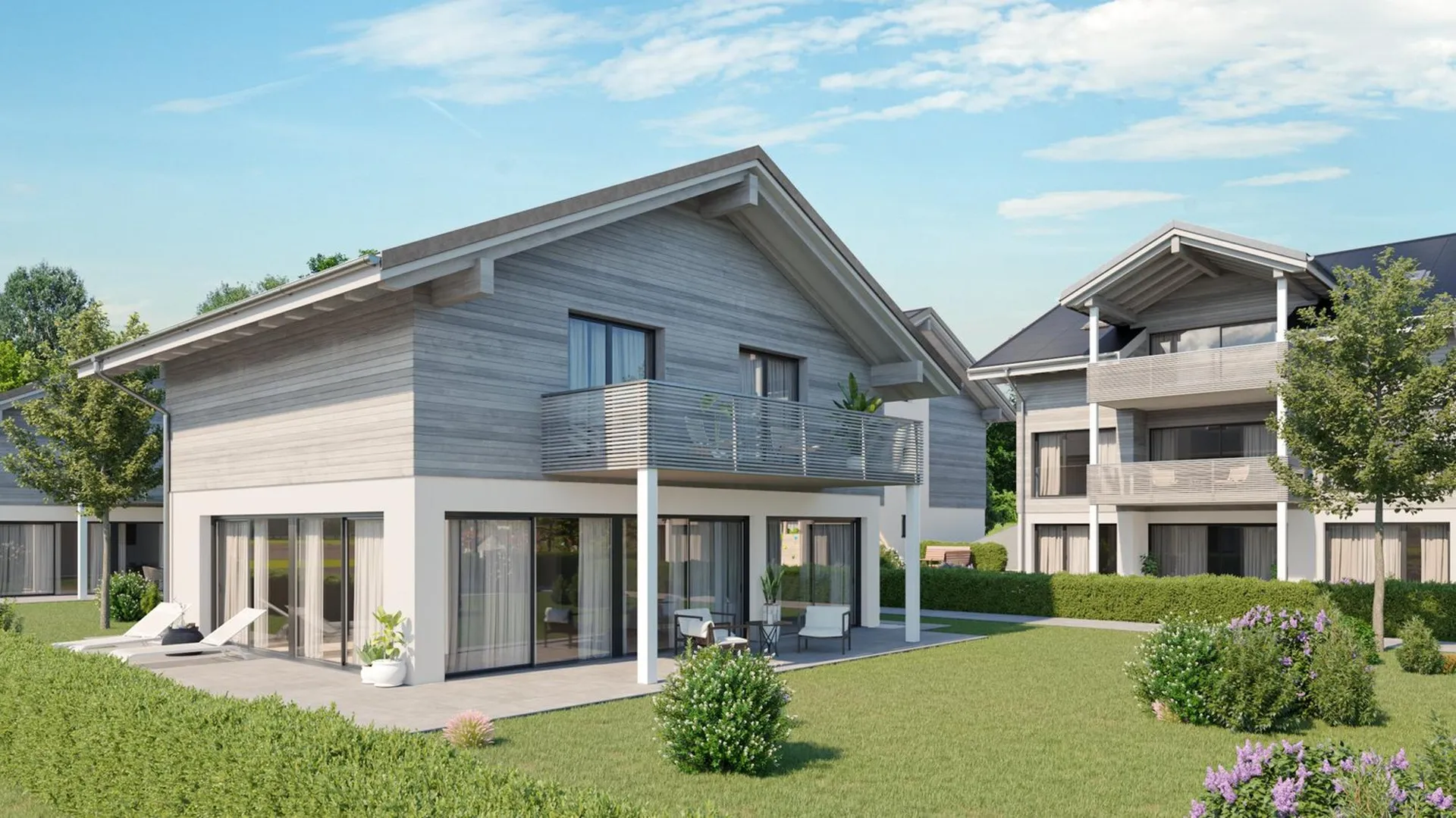 Neubau Einfamilienhaus mit Bergpanoramablick in Amsoldingen