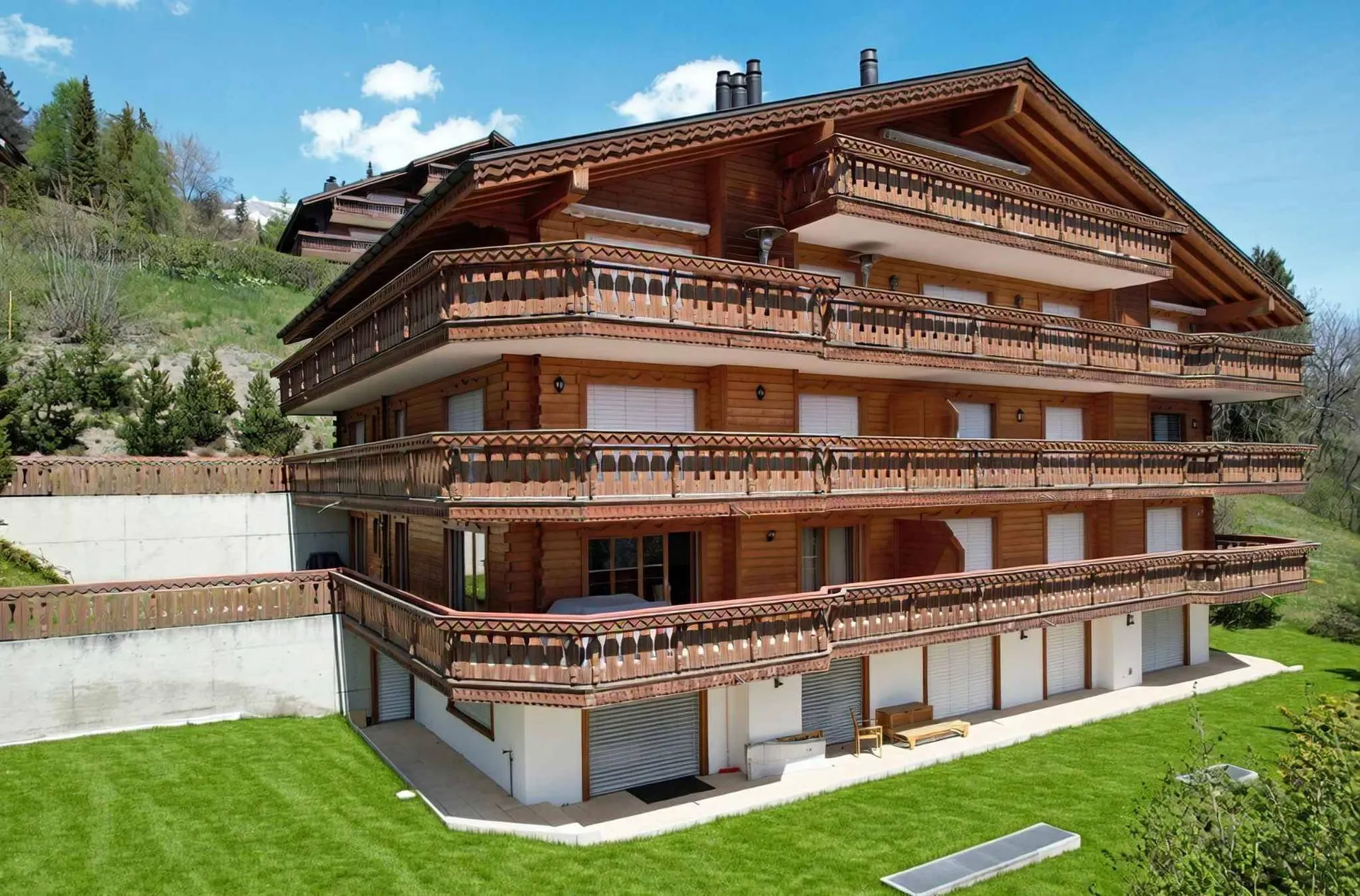 Magnifique appartement de 4.5 pièces avec jardin et belle vue